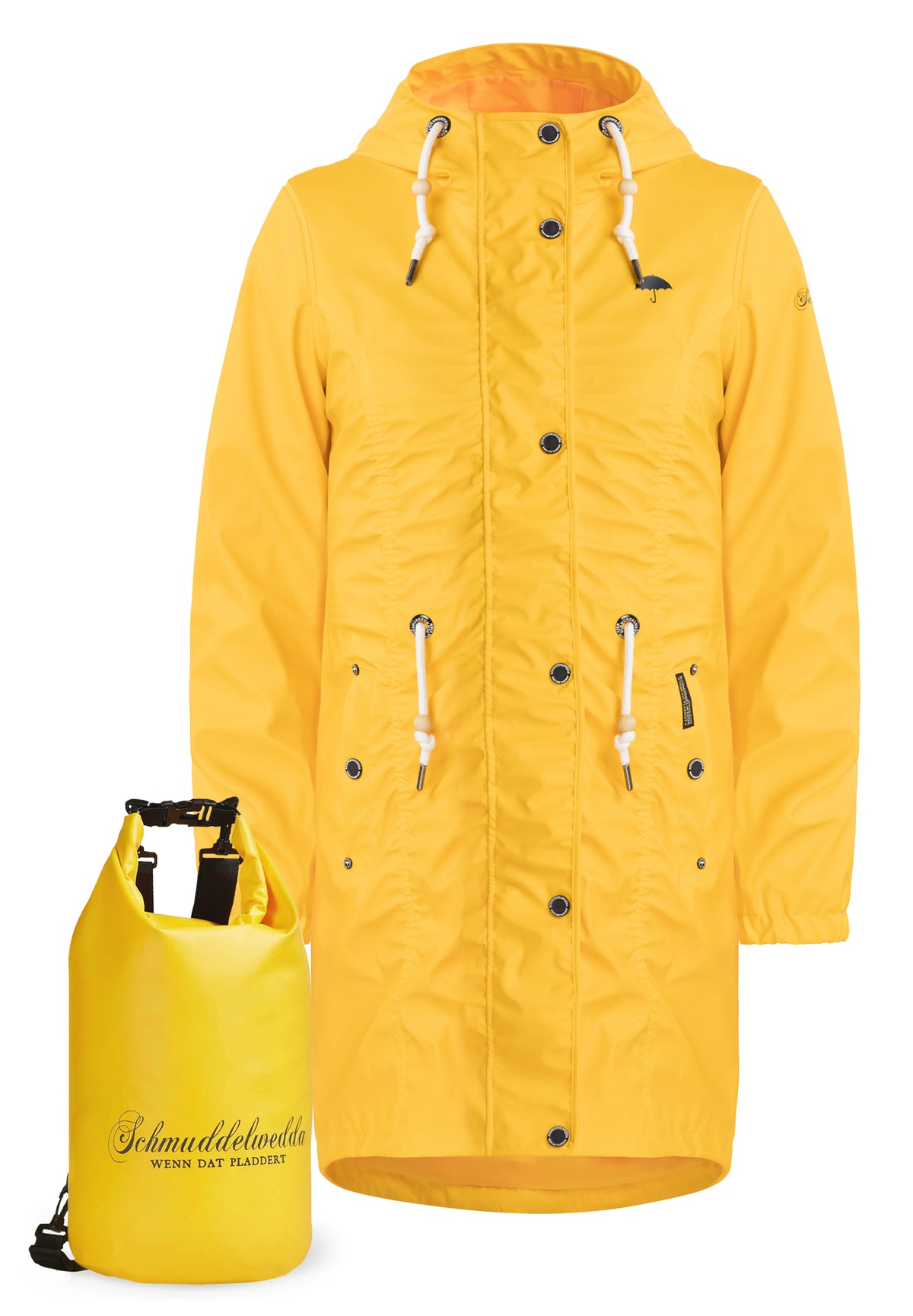 Schmuddelwedda Women's Mantel + Tagesrucksack - SET