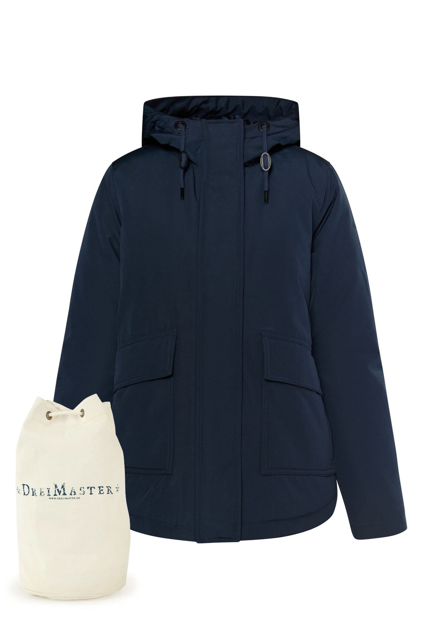 DreiMaster Klassik Damen Anorak + Einkaufstaschen-Set