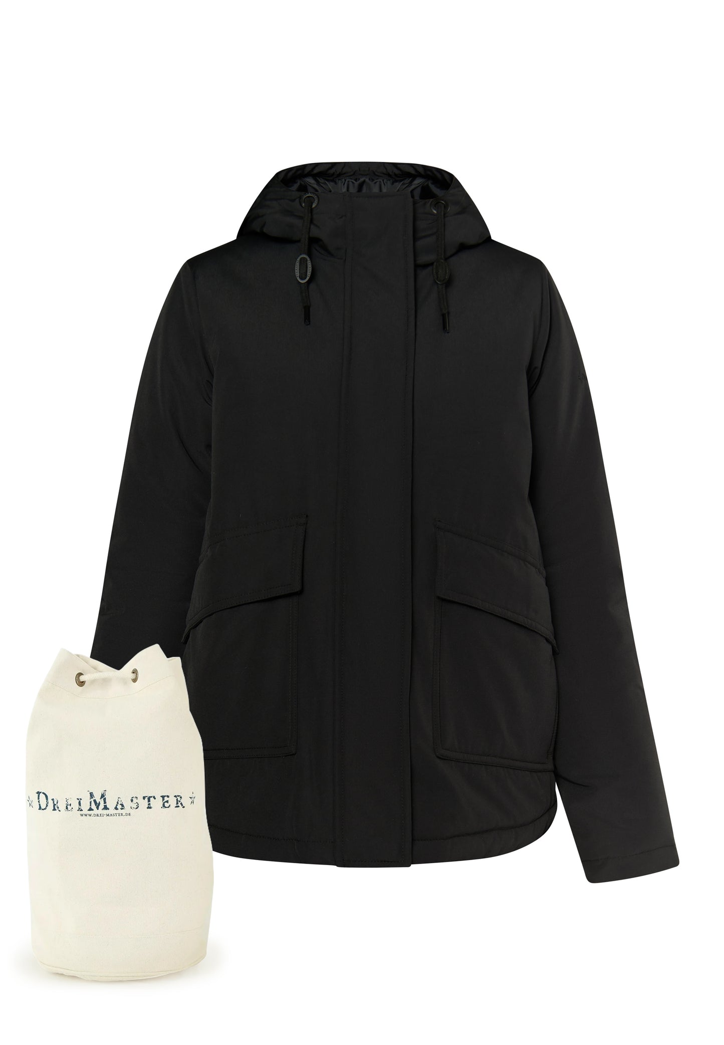 DreiMaster Klassik Damen Anorak + Einkaufstaschen-Set