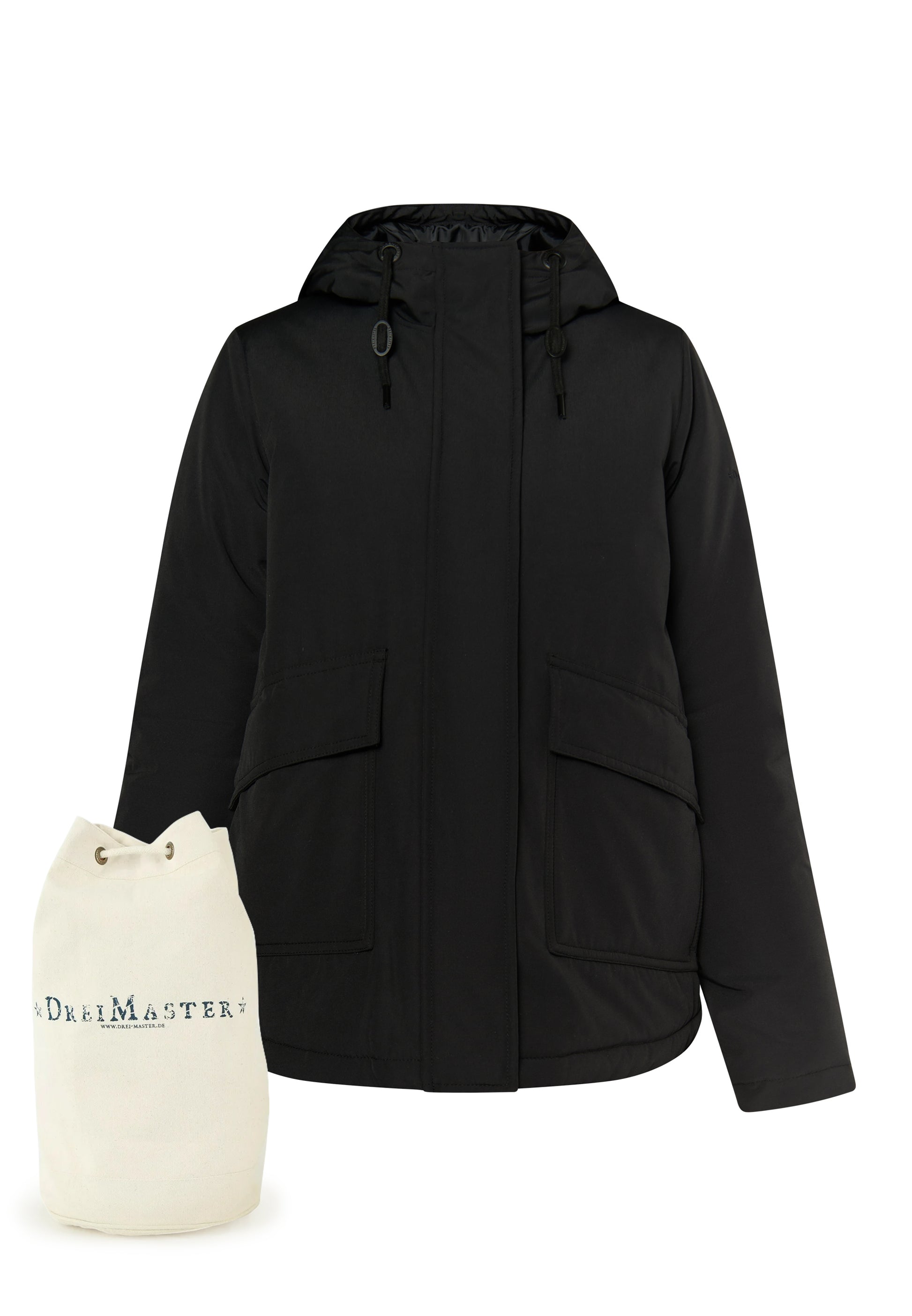 DreiMaster Klassik Damen Anorak + Einkaufstaschen-Set