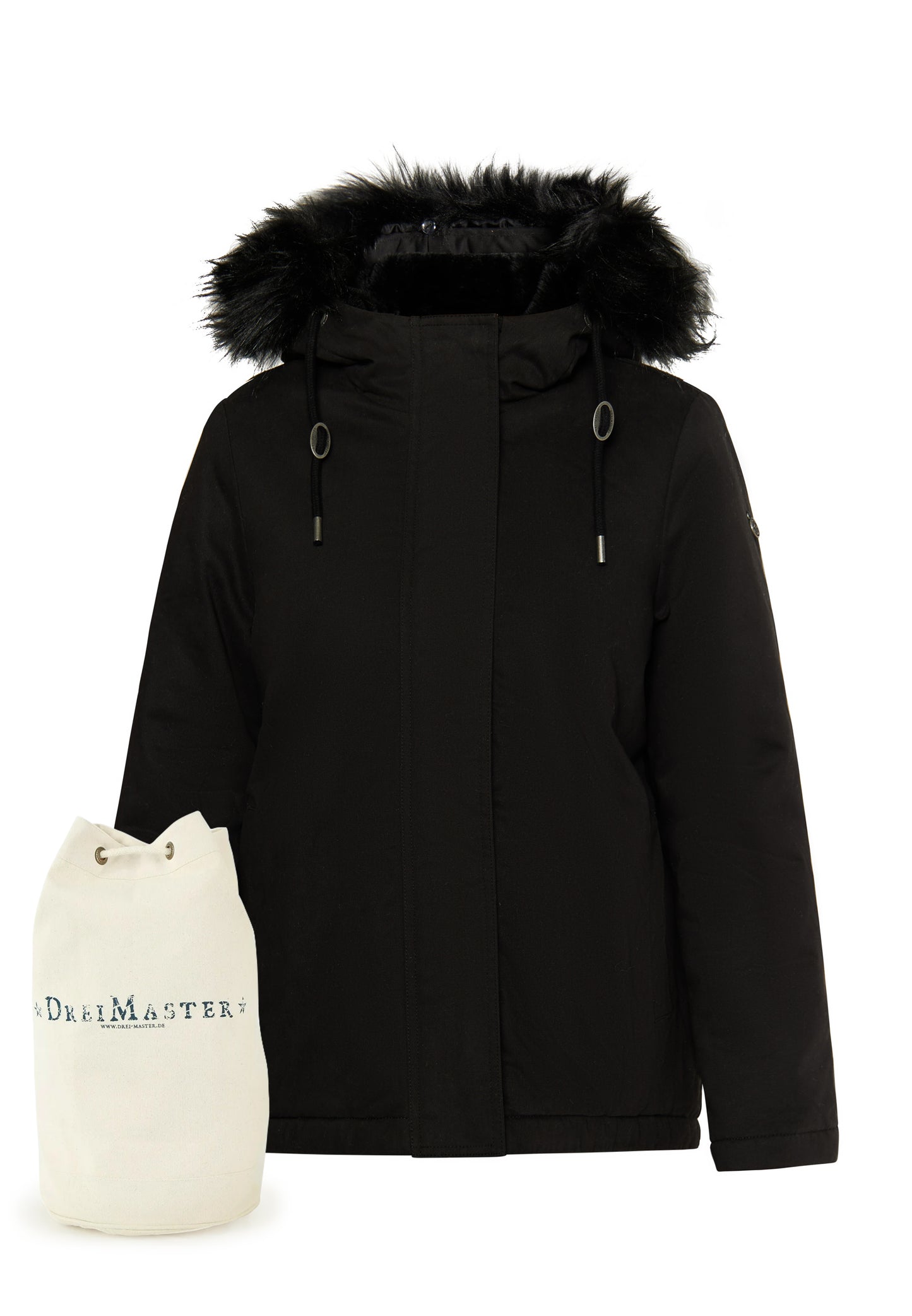 DreiMaster Vintage Women's Winterjacke + Shopping Bag Set
