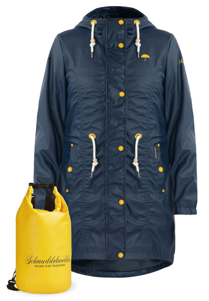 Schmuddelwedda Women's Mantel + Tagesrucksack - SET