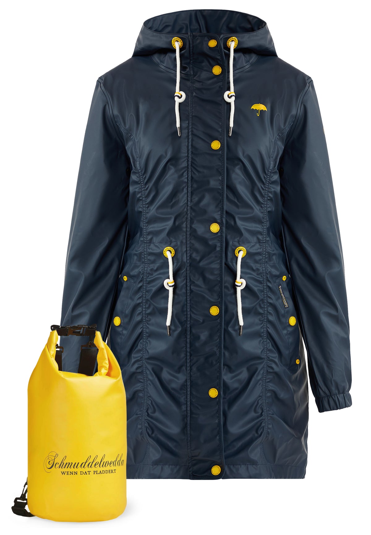 Schmuddelwedda Women's Mantel + Tagesrucksack - SET