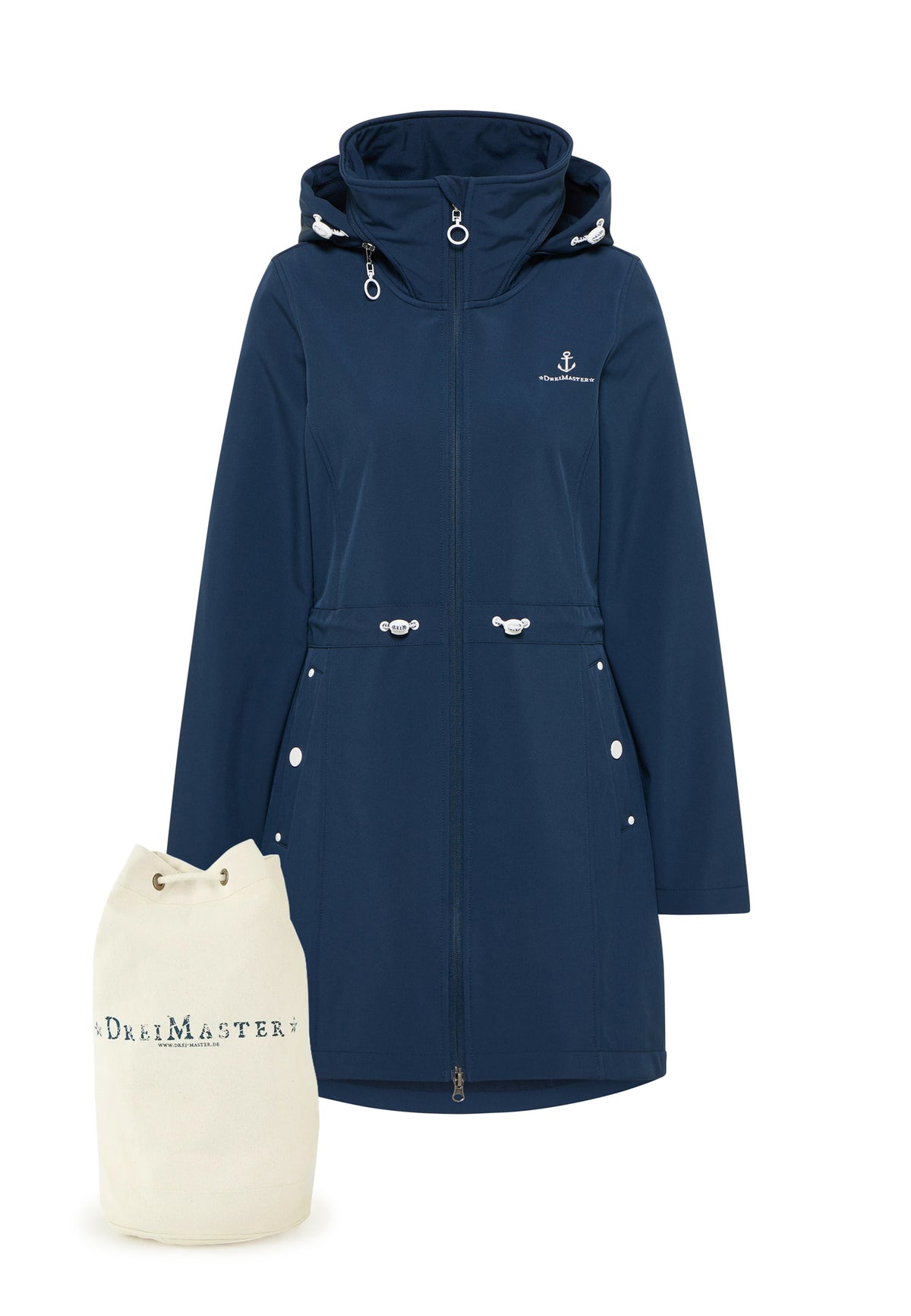 DreiMaster Maritim Women's Mantel + Shopping Bag - SET