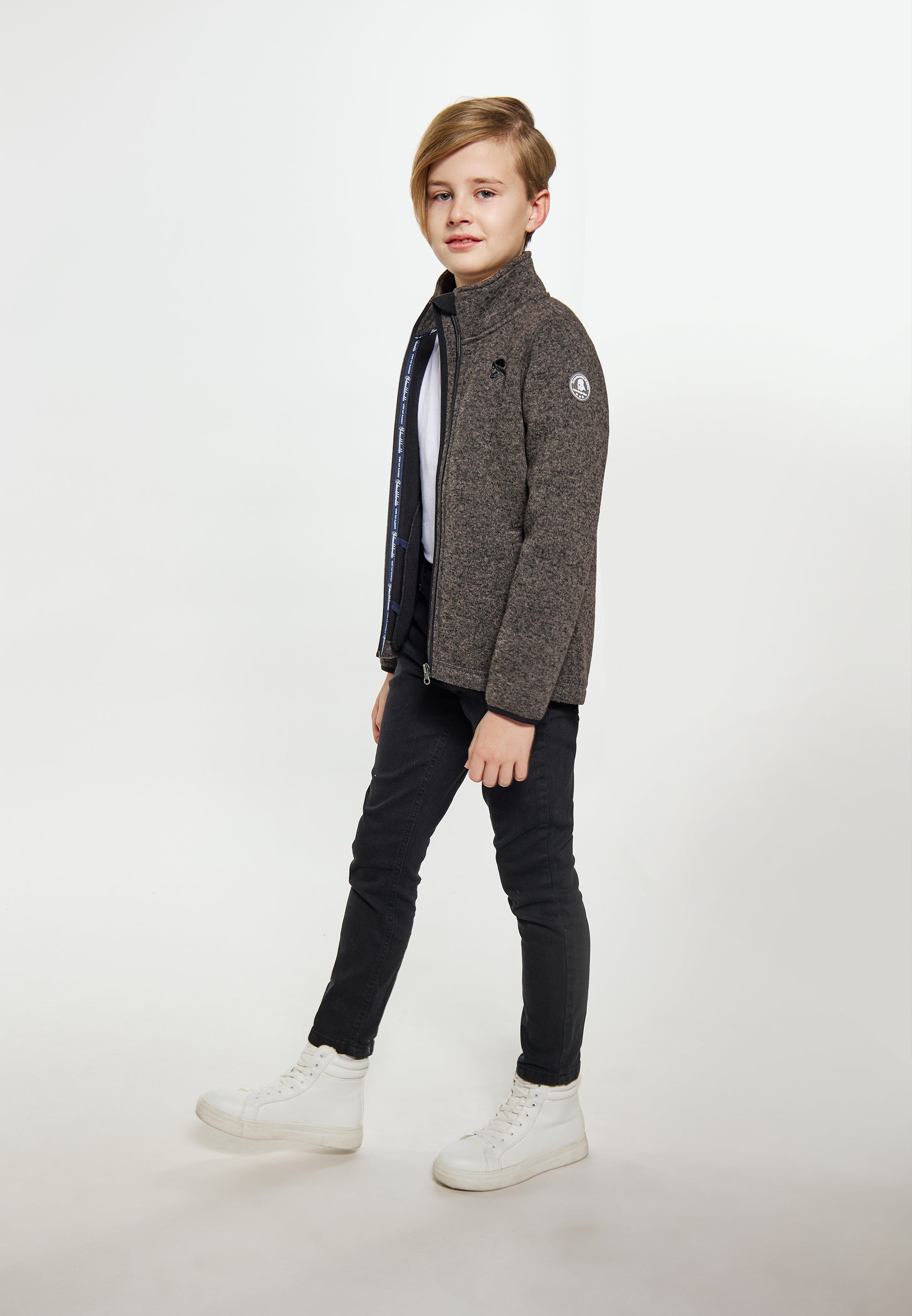Strickfleecejacke
