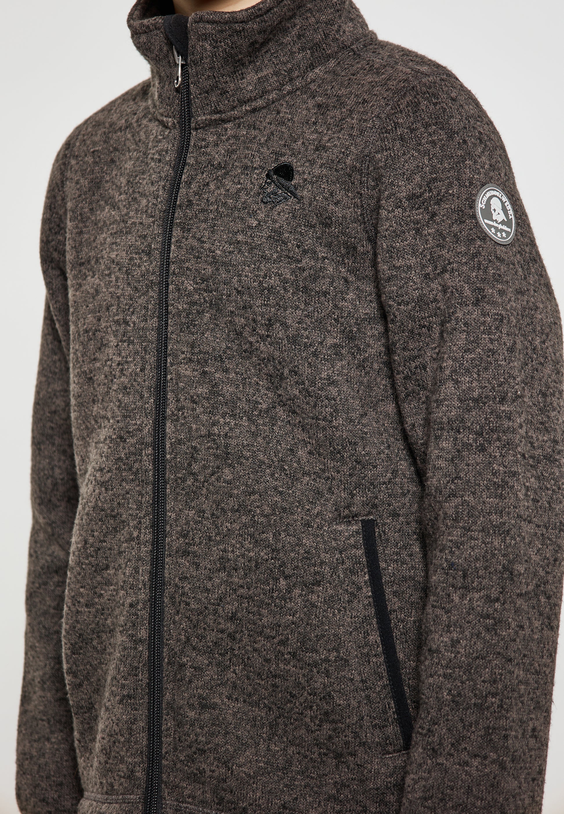Strickfleecejacke