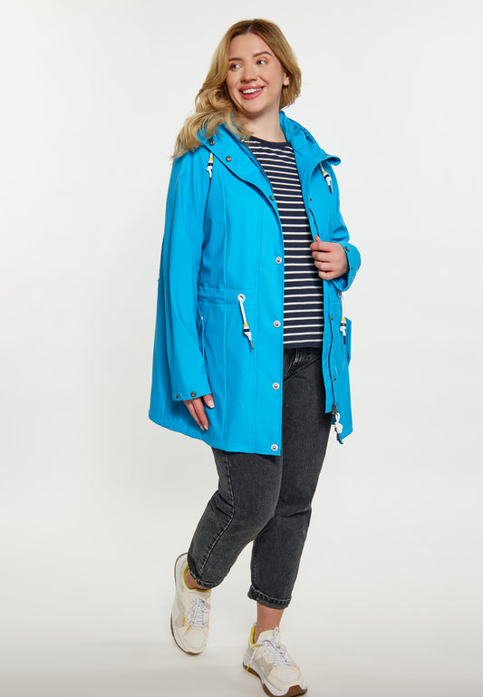 Schmuddelwedda Damen Plus Size Curvy Regenmantel