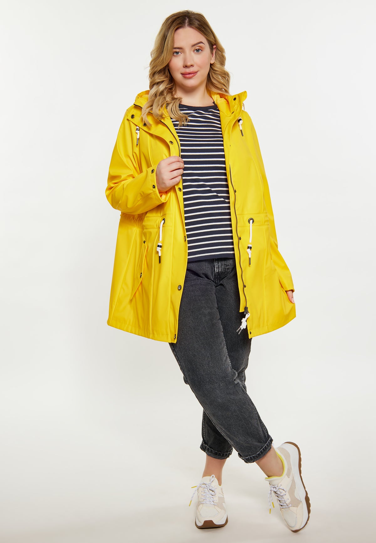 Schmuddelwedda Women's Plus Size Curvy Regenmantel
