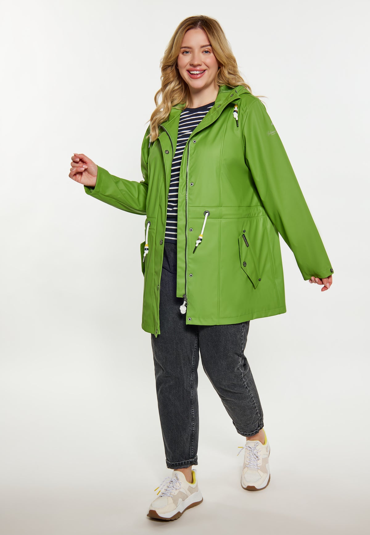 Schmuddelwedda Women's Plus Size Curvy Regenmantel