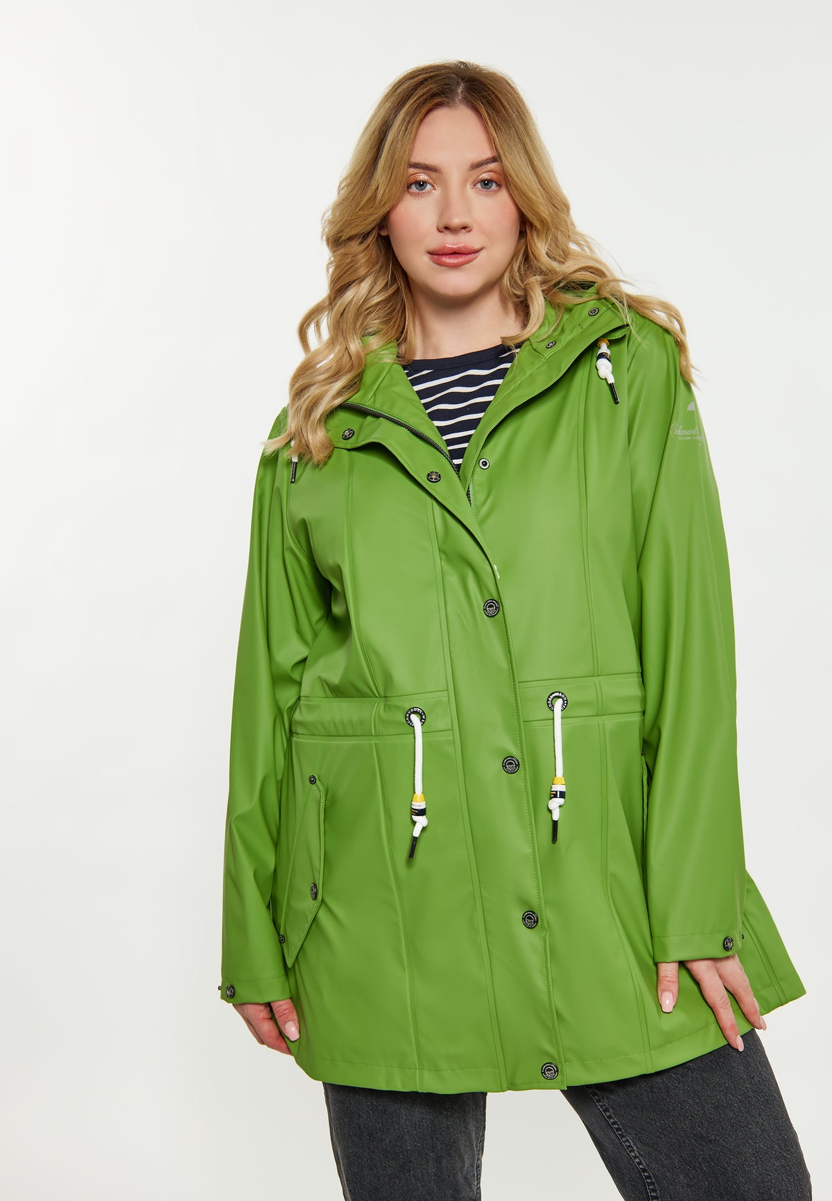 Schmuddelwedda Women's Plus Size Curvy Regenmantel