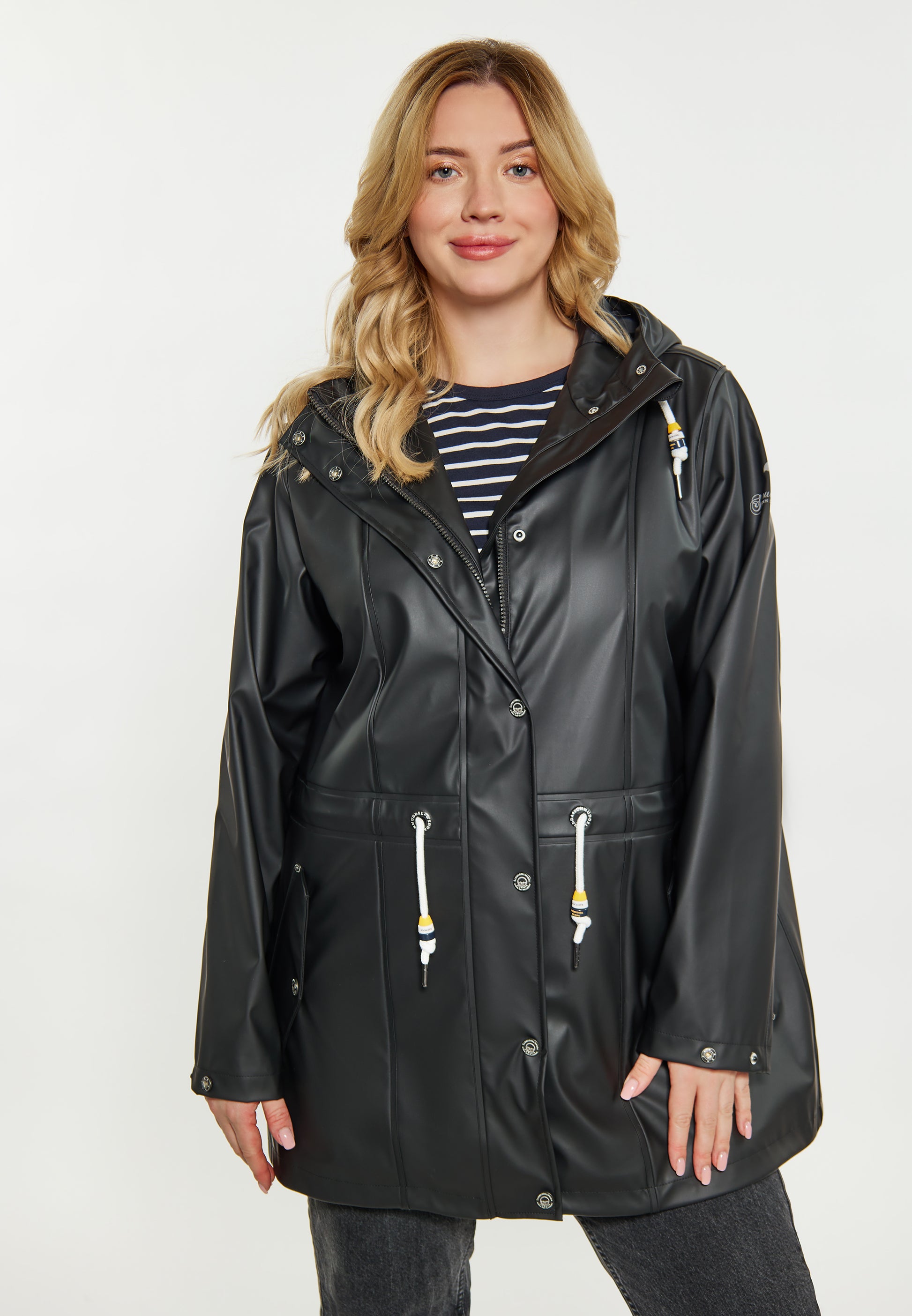 Plus Size Curvy płaszcz przeciwdeszczowy