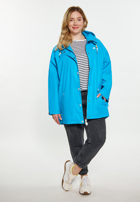 Schmuddelwedda Damen Plus Size Curvy Regenmantel