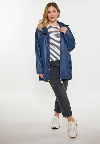 Schmuddelwedda Damen Plus Size Curvy Regenmantel