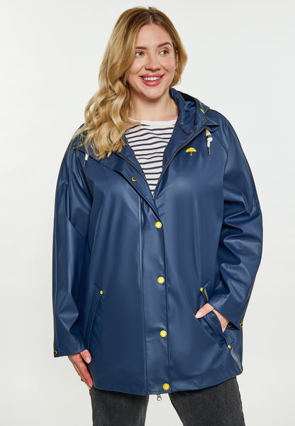 Schmuddelwedda Damen Plus Size Curvy Regenmantel