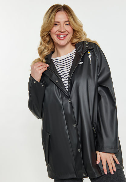Plus Size Curvy Regenmantel