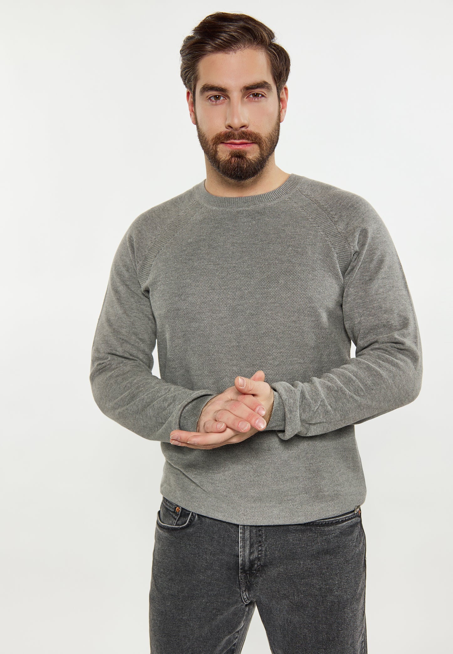 Dreimaster maritimer Herrenpullover