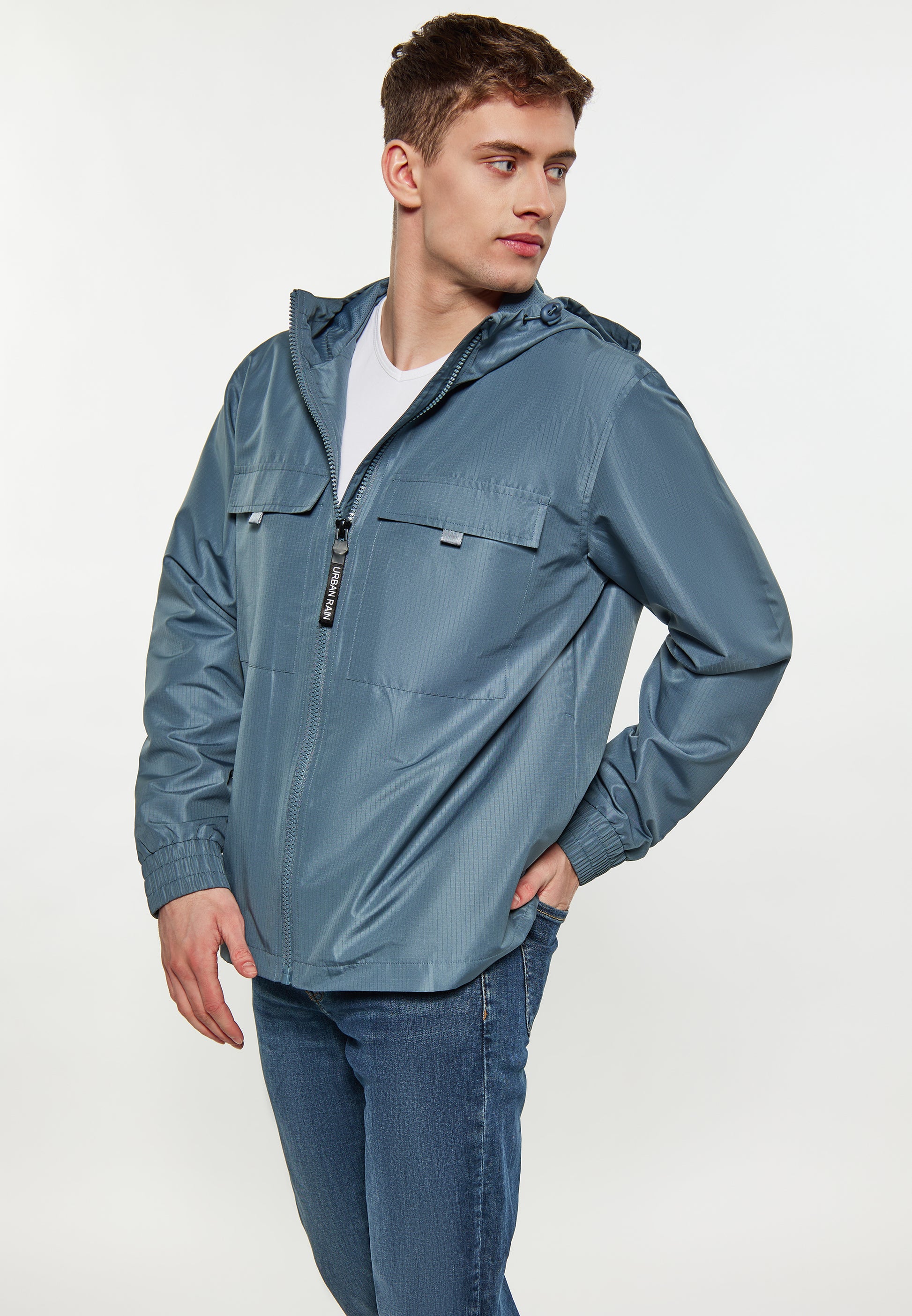 urban rain by Schmuddelwedda Men's Anorak - Schmuddelwedda Shop