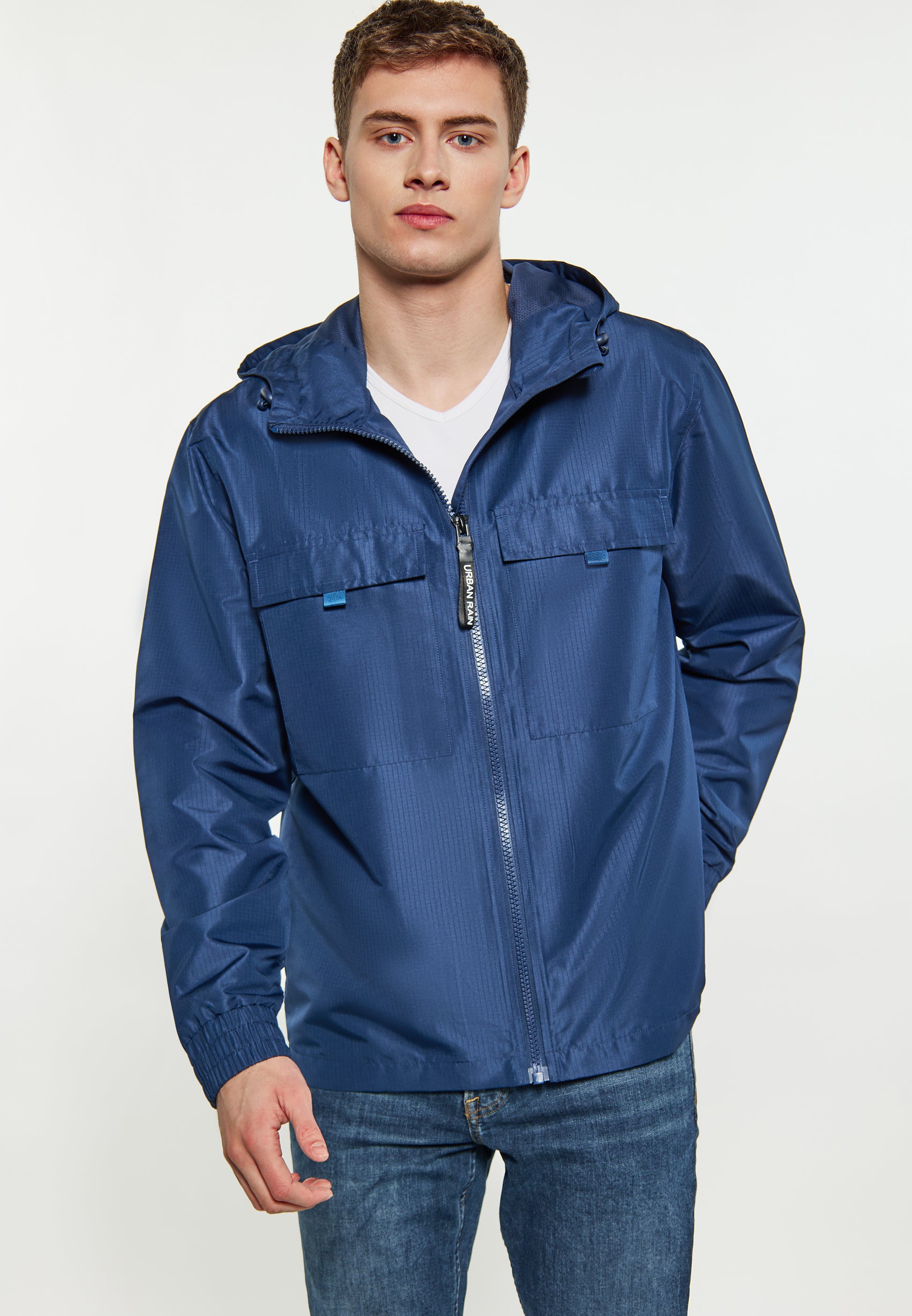 urban rain by Schmuddelwedda Men's Anorak - Schmuddelwedda Shop