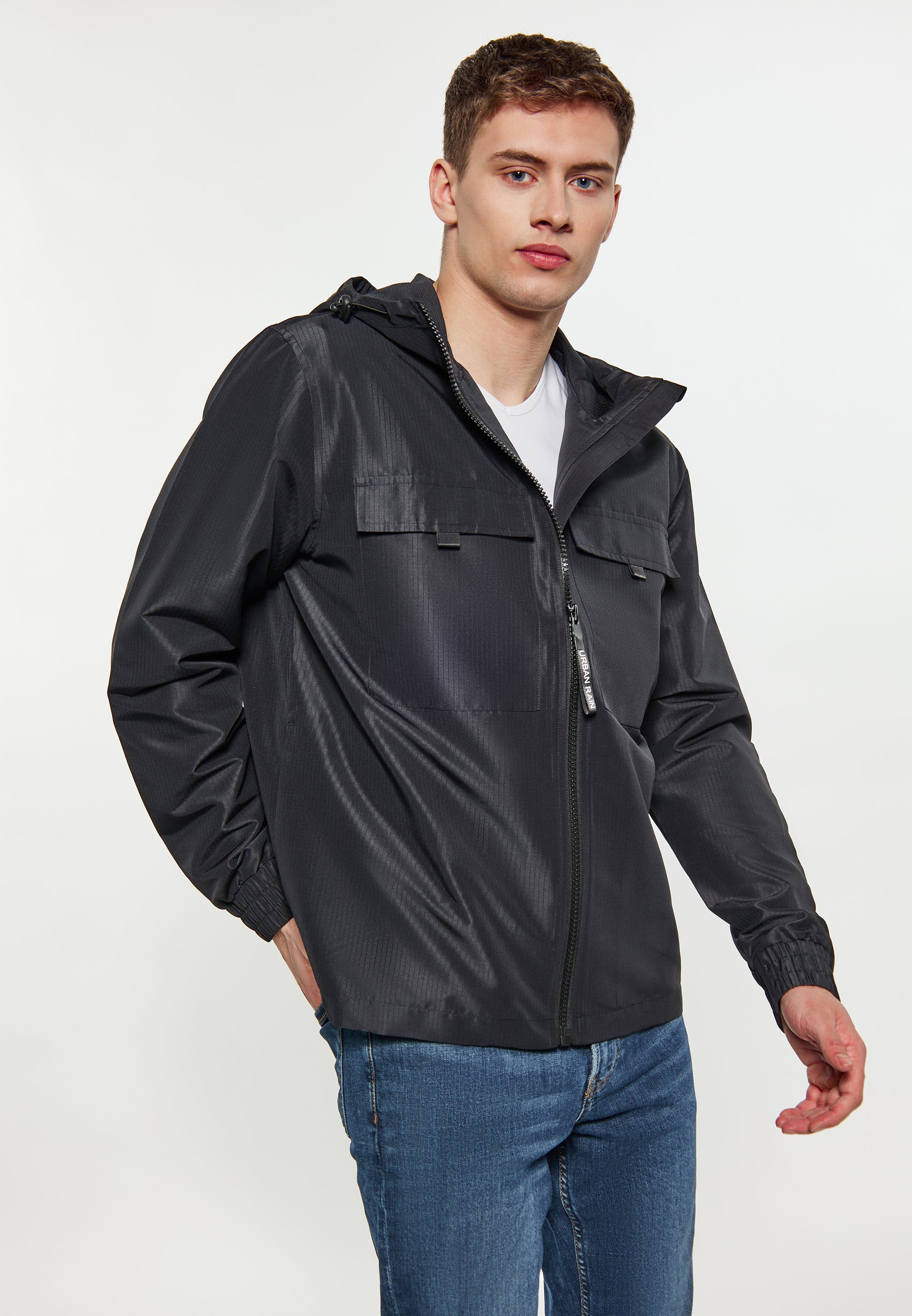 urban rain by Schmuddelwedda Men's Anorak - Schmuddelwedda Shop