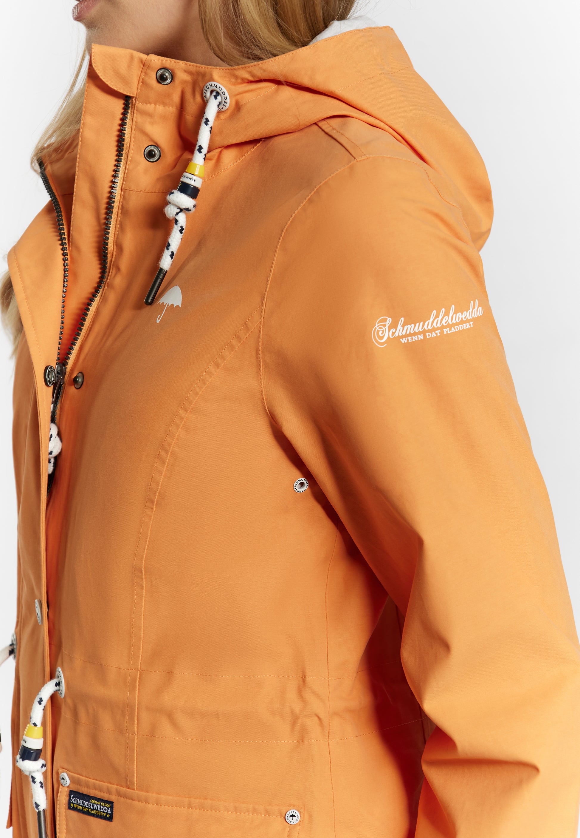 Schmuddelwedda damska parka przeciwdeszczowa