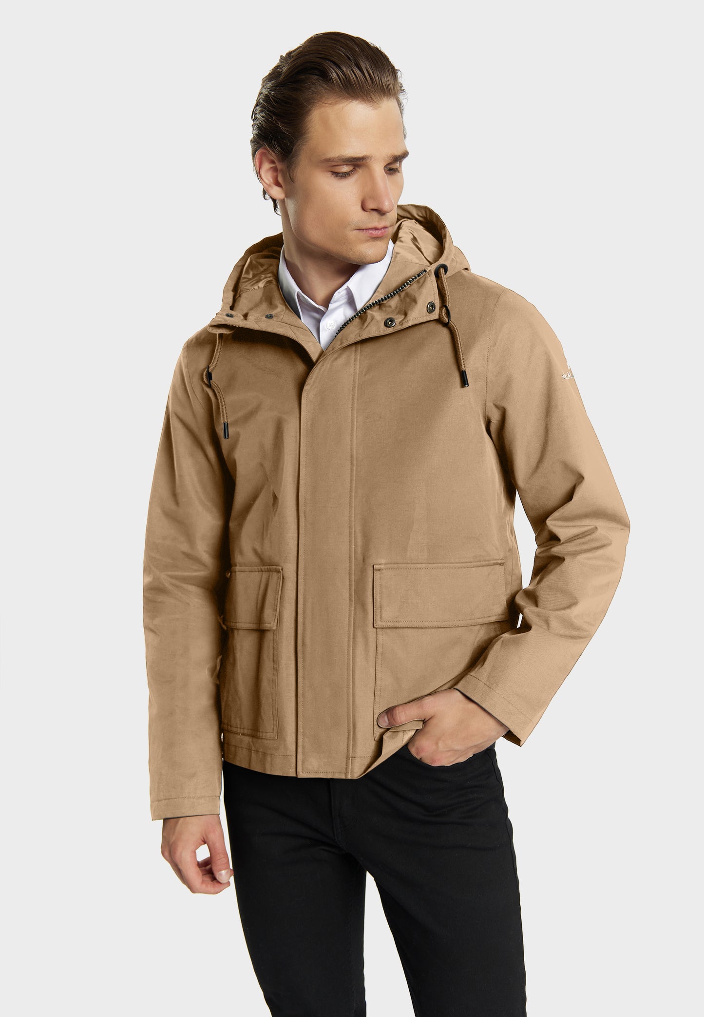 Dreimaster Klassik Men's Rain Jacket - Schmuddelwedda Shop