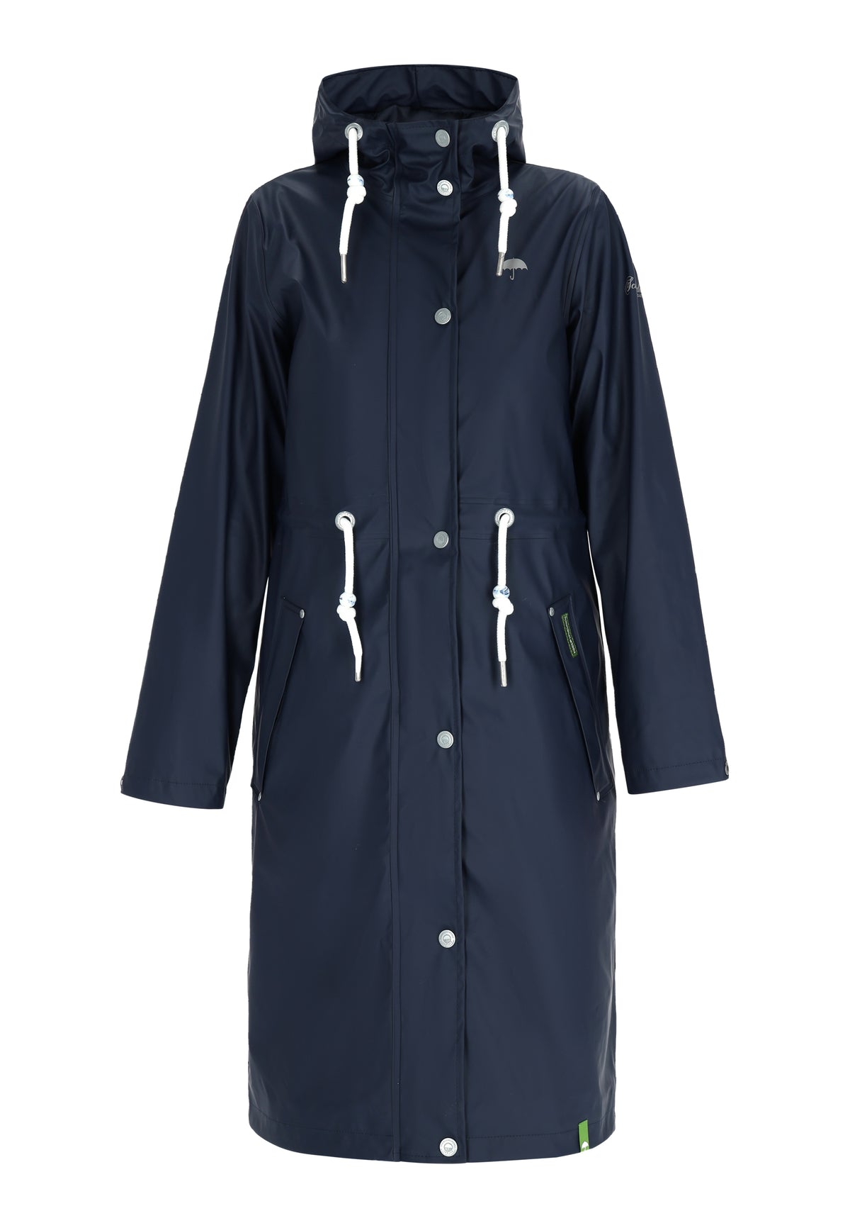 Schmuddelwedda Damen-Regenmantel aus recyceltem Polyester