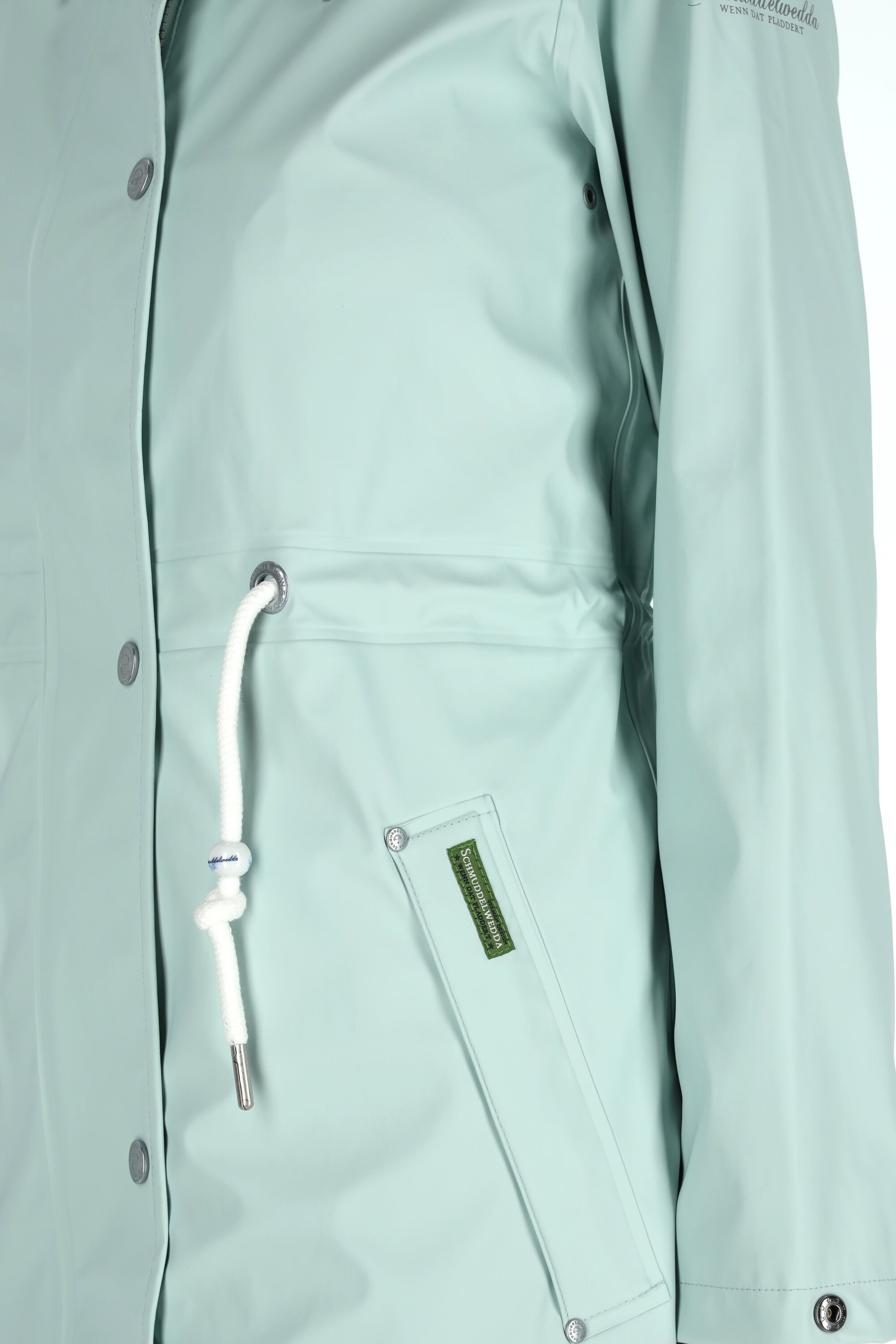 Schmuddelwedda płaszcz przeciwdeszczowy damski wykonany z recyklingowanego poliestru