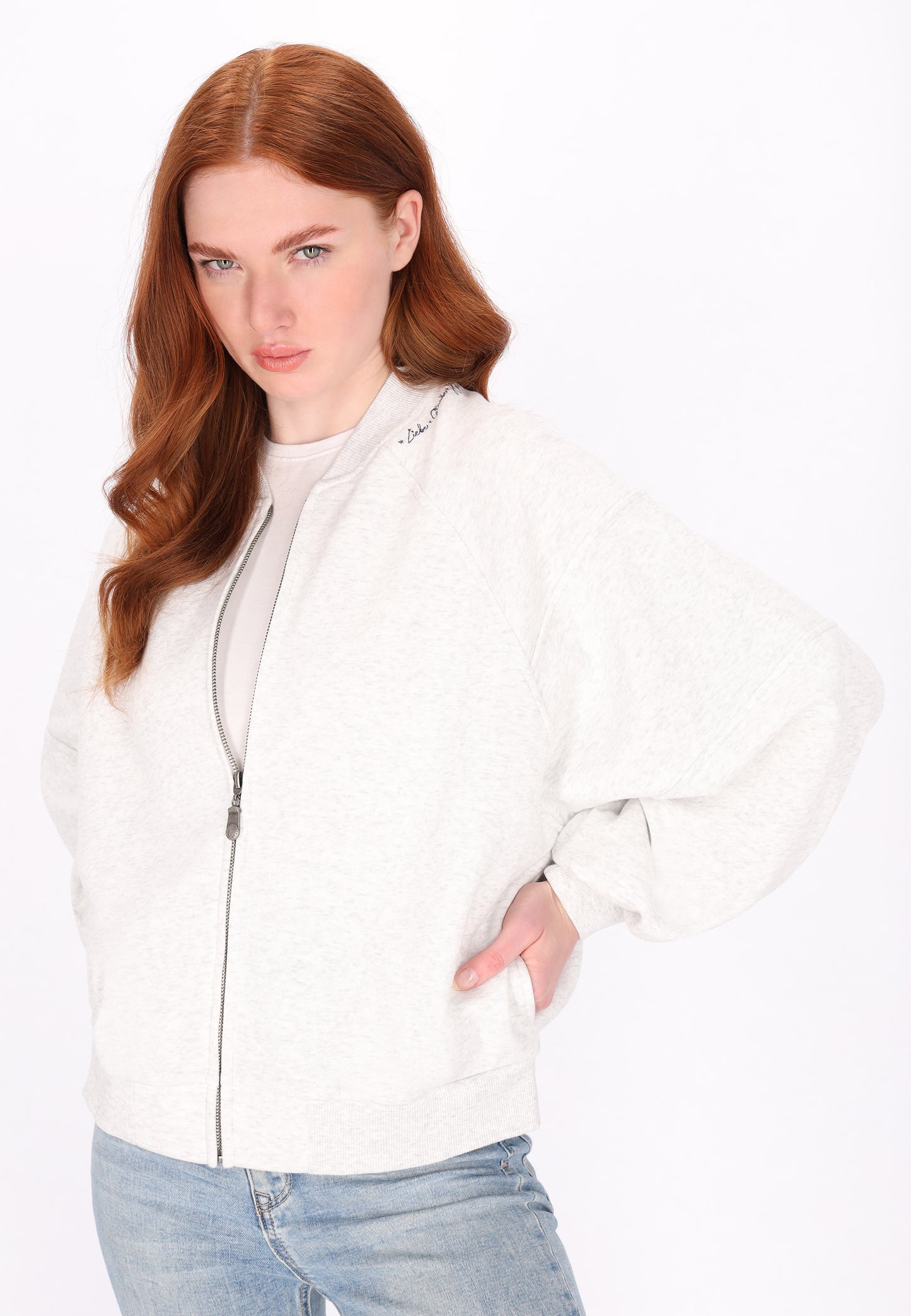 Dreimaster vintage damska kurtka dresowa