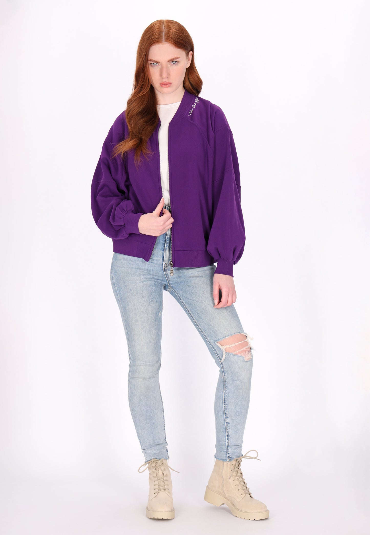 Dreimaster vintage damska kurtka dresowa