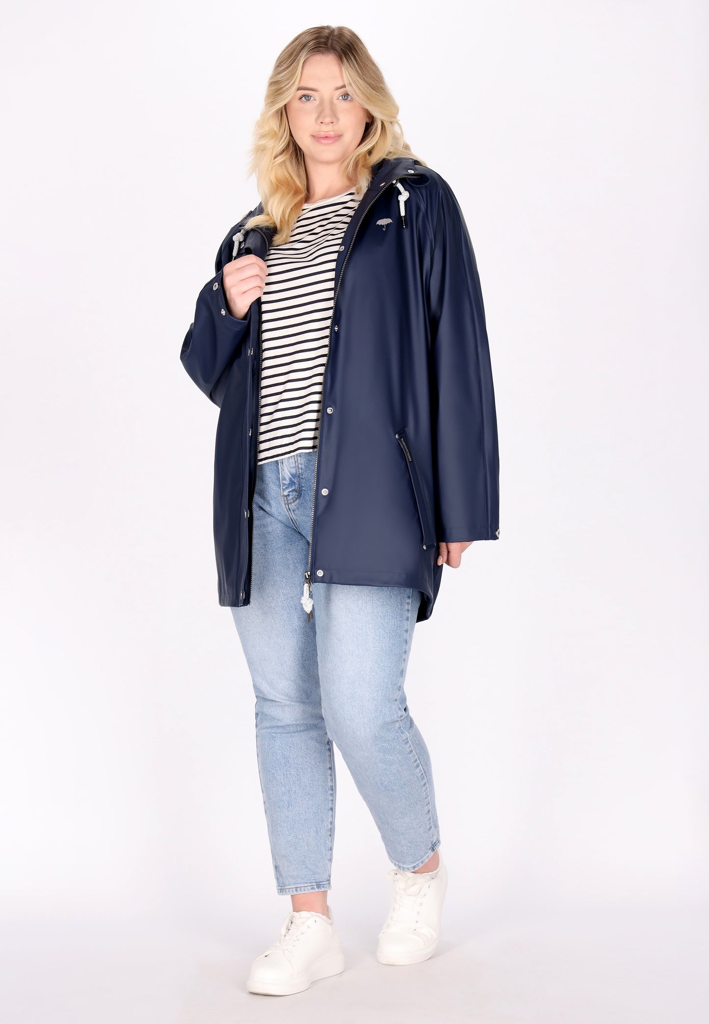 płaszcz przeciwdeszczowy Schmuddelwedda damski w rozmiarze plus size