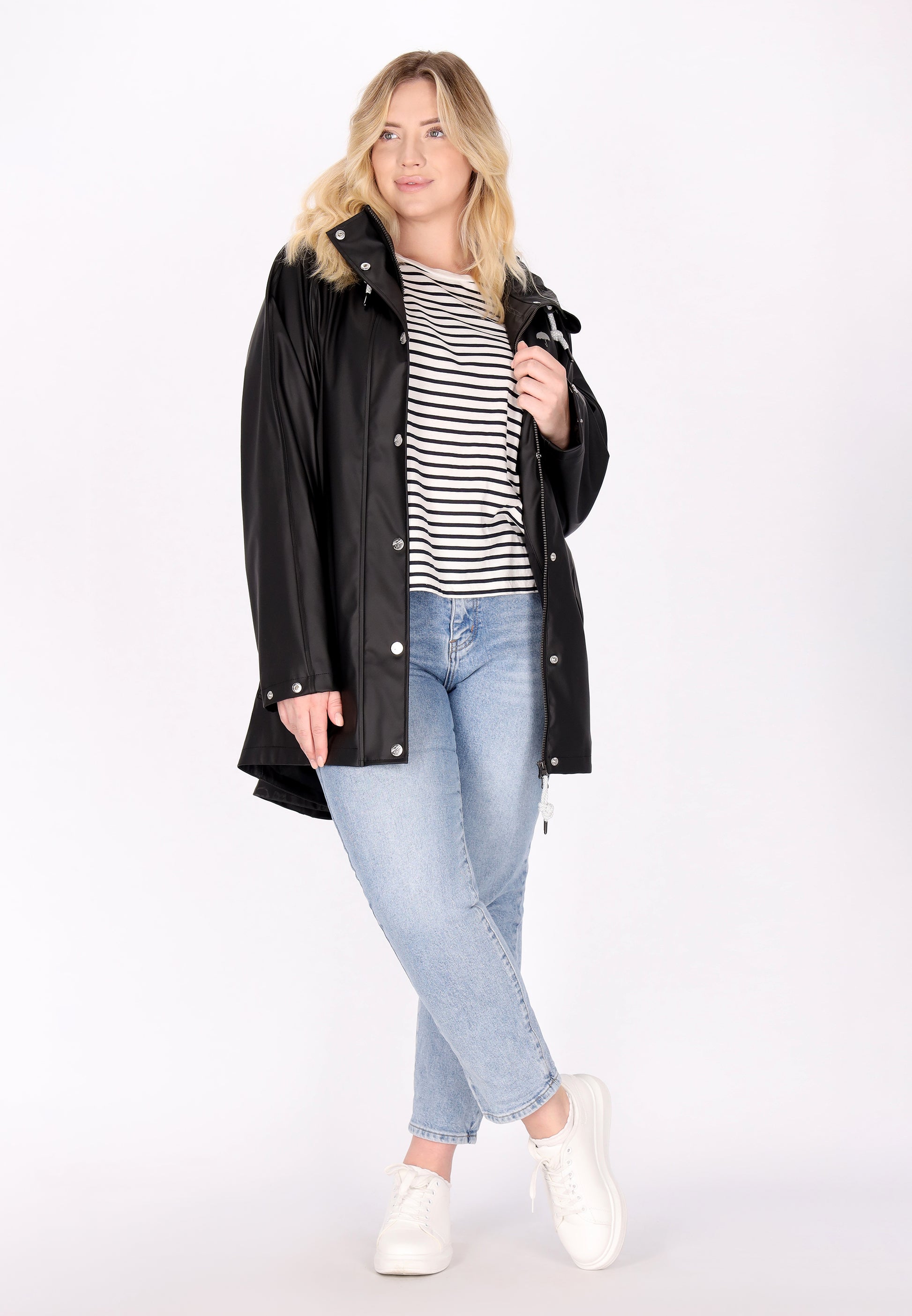 płaszcz przeciwdeszczowy Schmuddelwedda damski w rozmiarze plus size