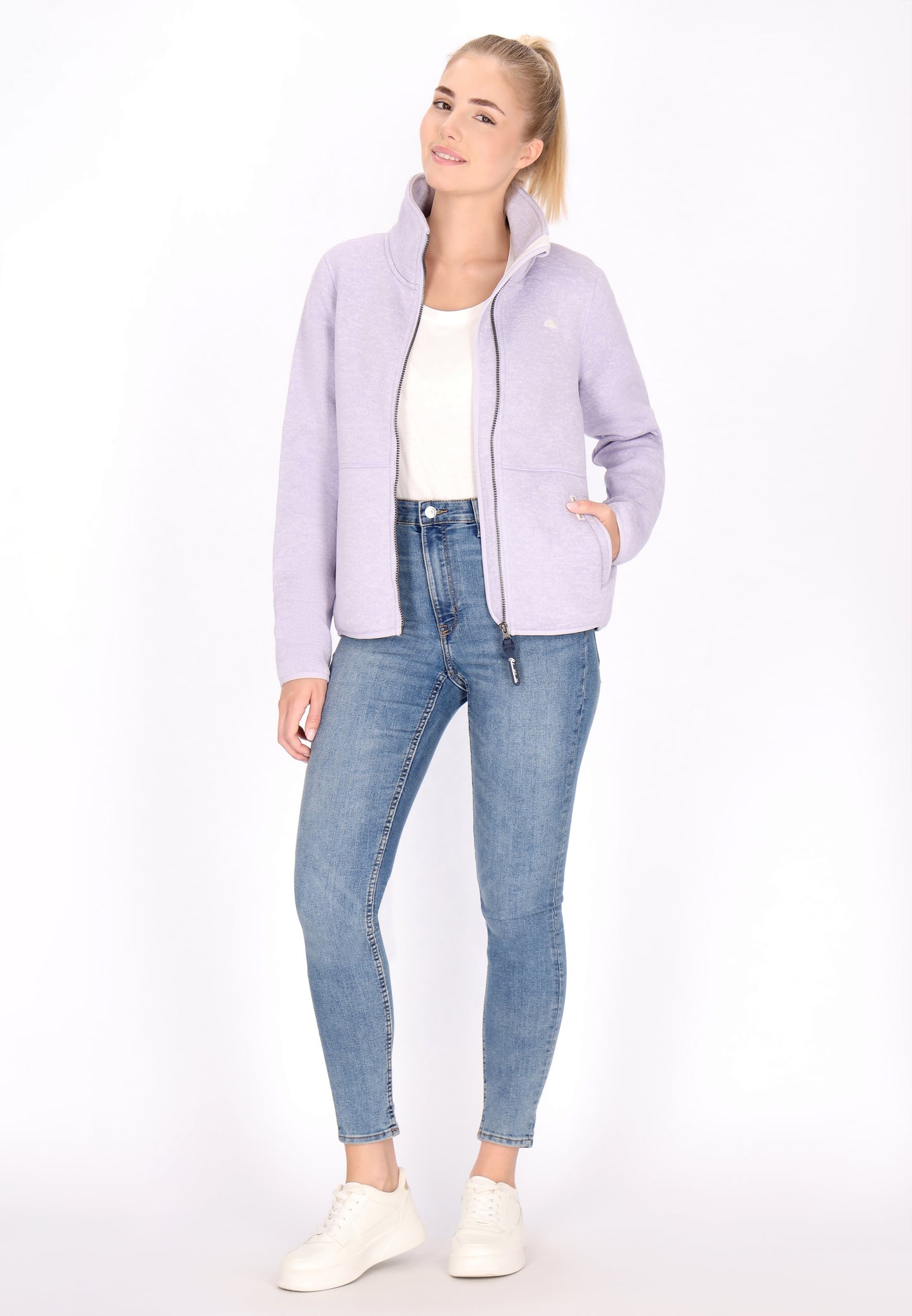 Schmuddelwedda Damen Strickfleecejacke