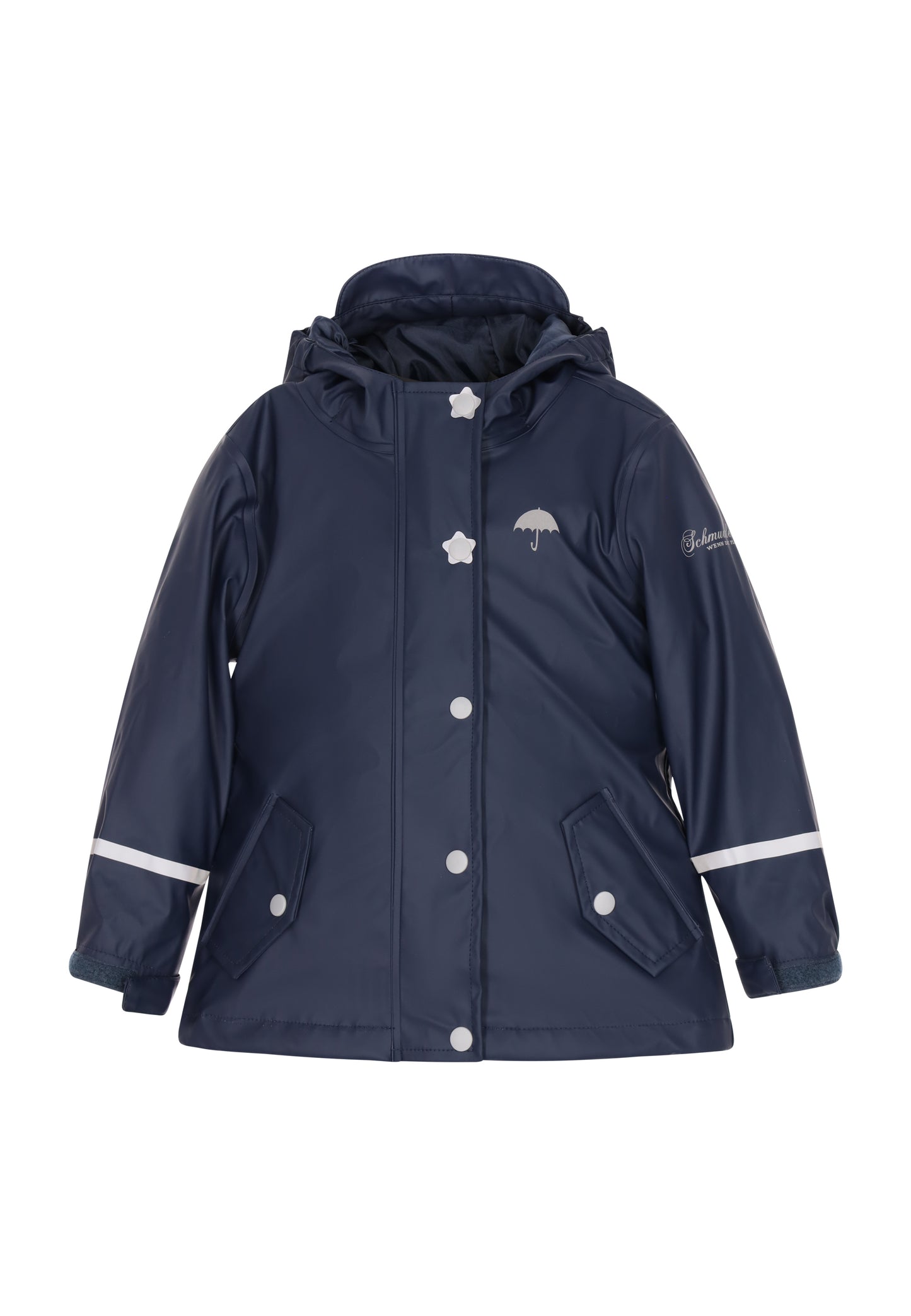 Schmuddelwedda Regenjacke aus recyceltem Material gefertigt