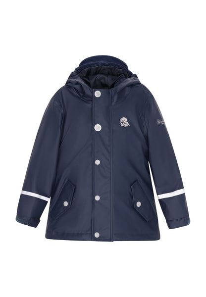 Regenjacke aus recyceltem Material
