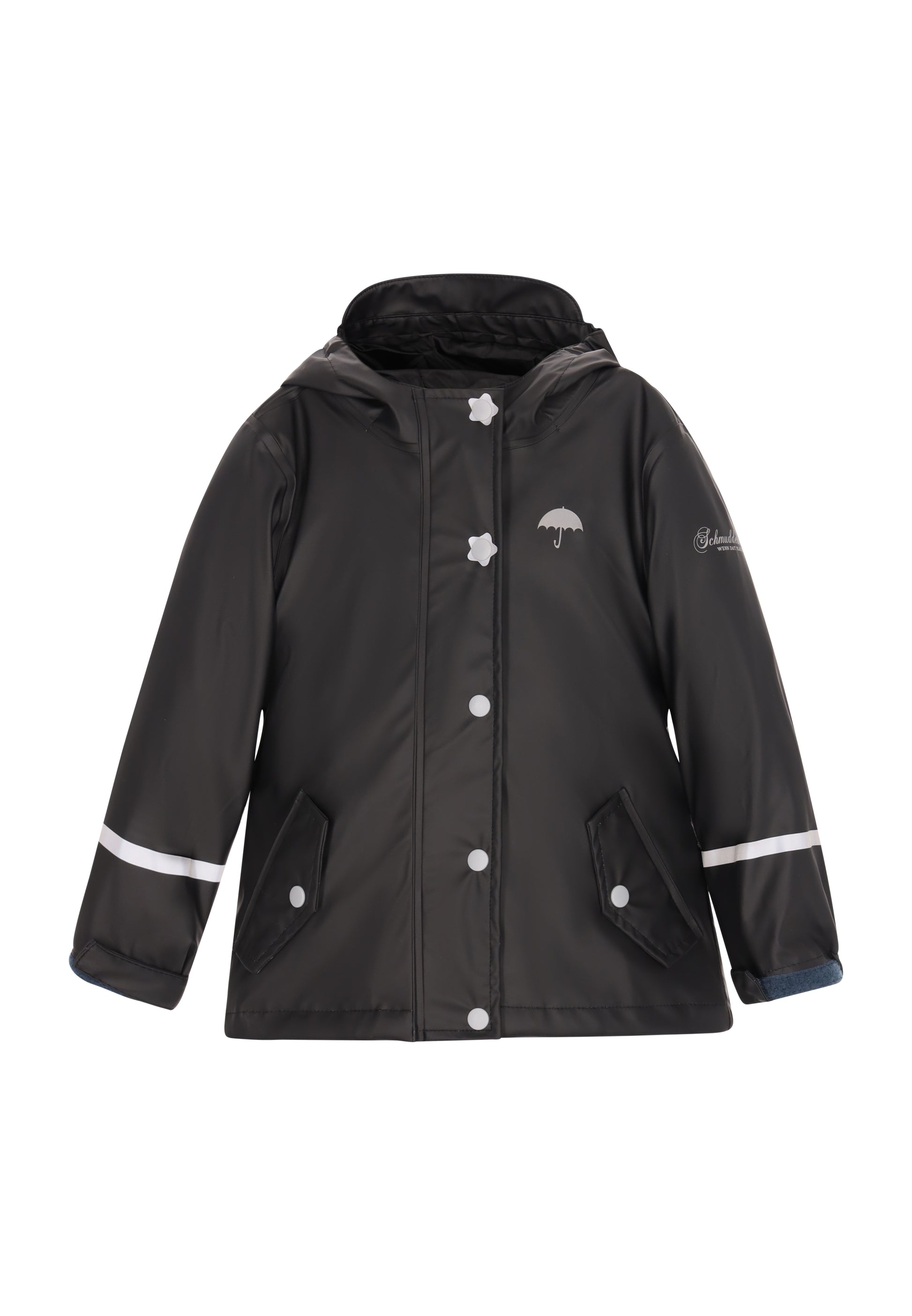 Schmuddelwedda Regenjacke aus recyceltem Material gefertigt