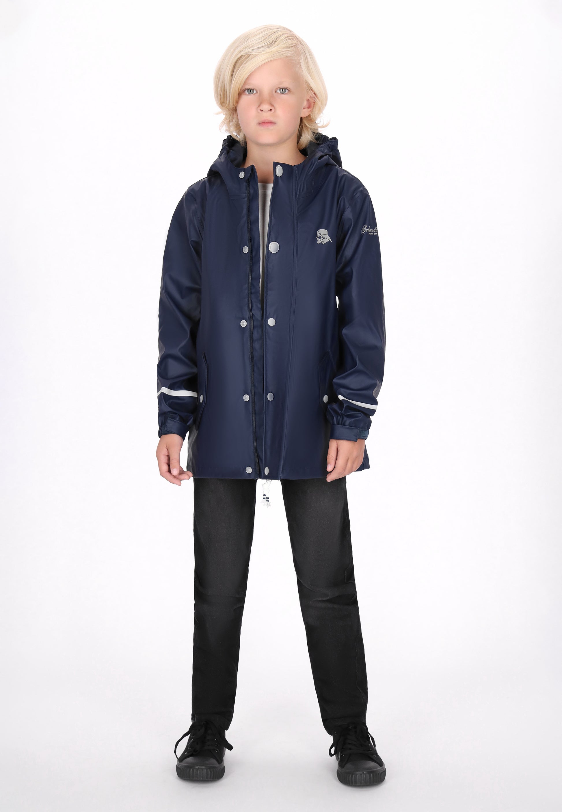 Regenjacke aus recyceltem Material