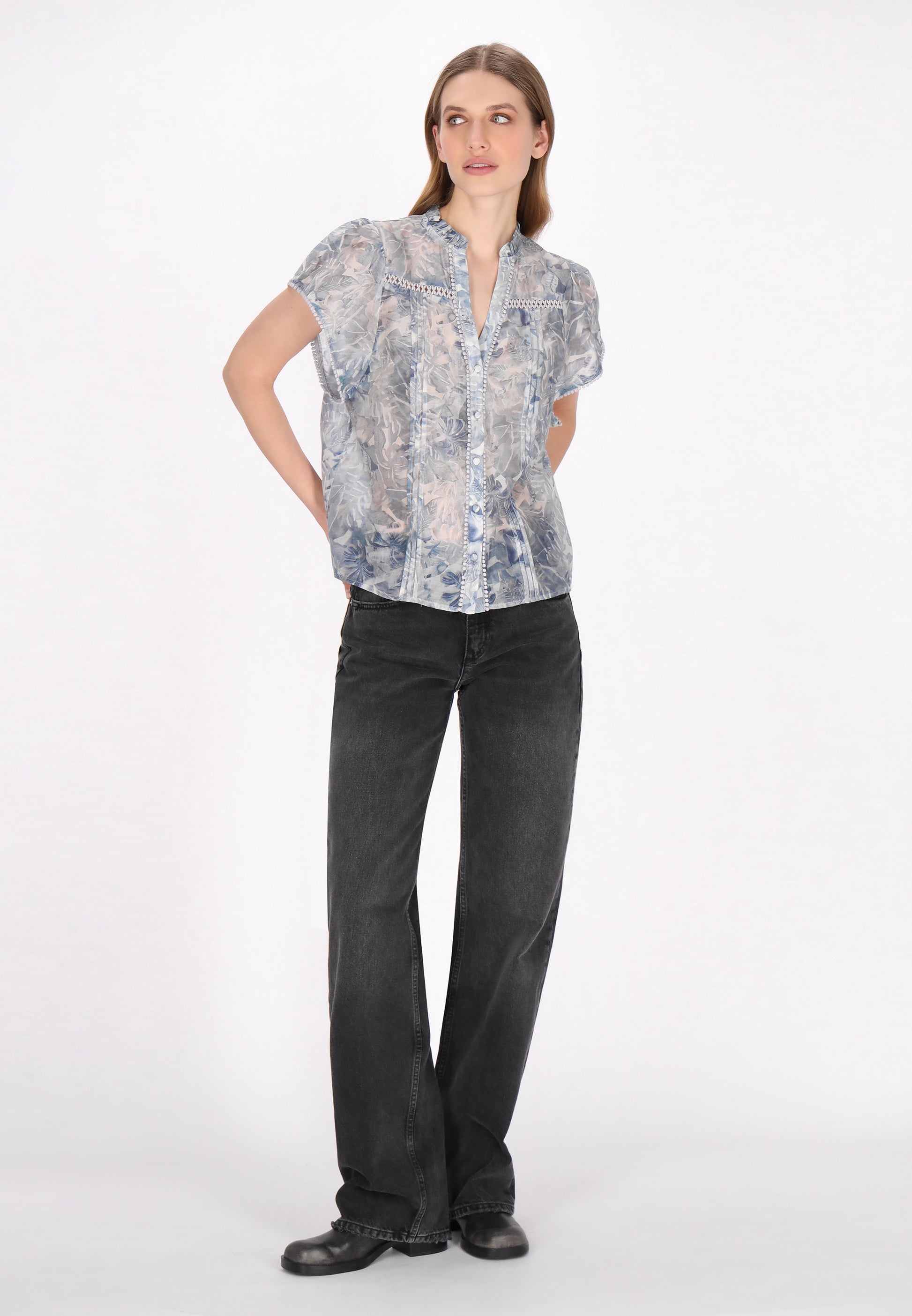 DreiMaster Vintage Damen Bluse