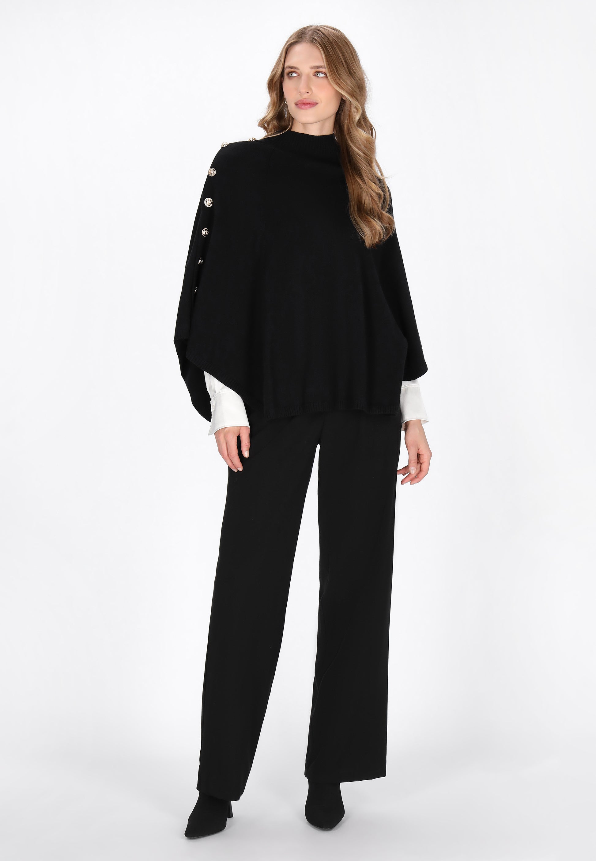 DreiMaster Klassik poncho damskie