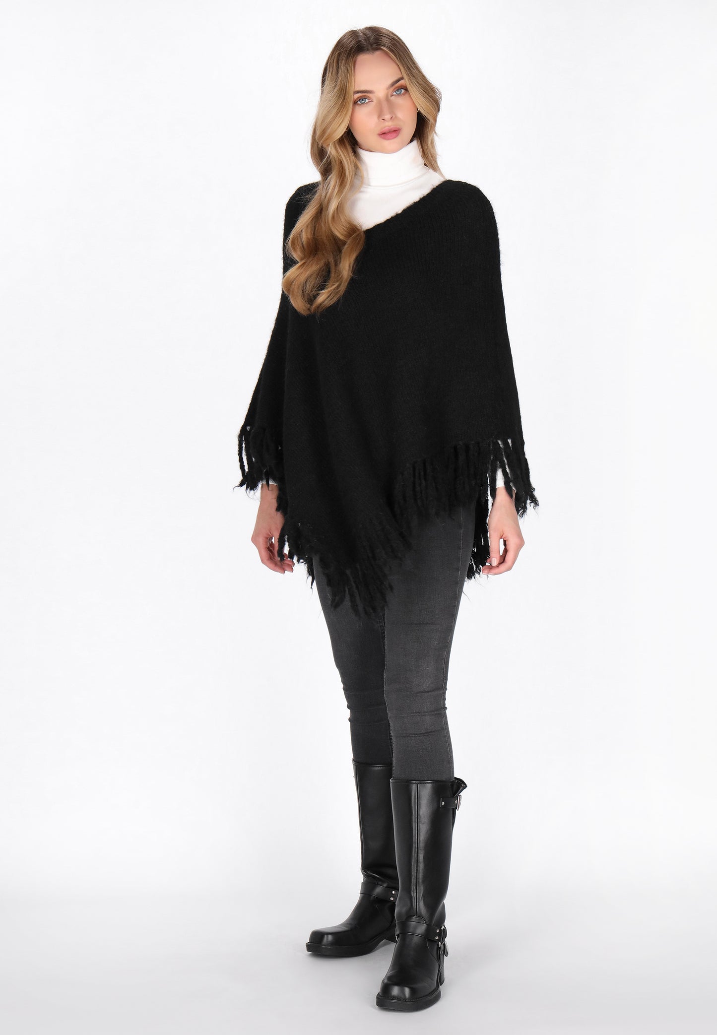 DreiMaster Vintage Damen Poncho