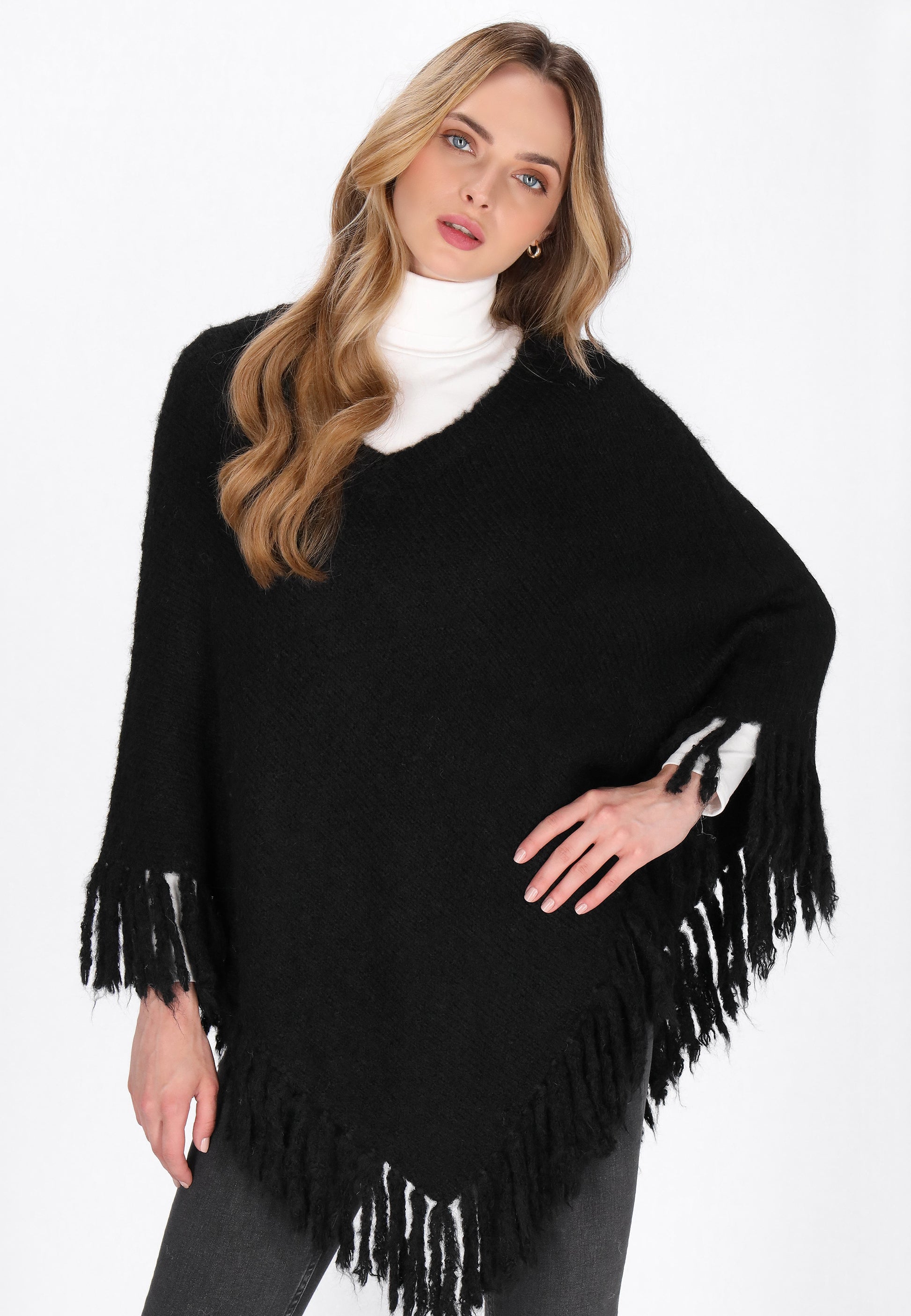 DreiMaster Vintage Damen Poncho