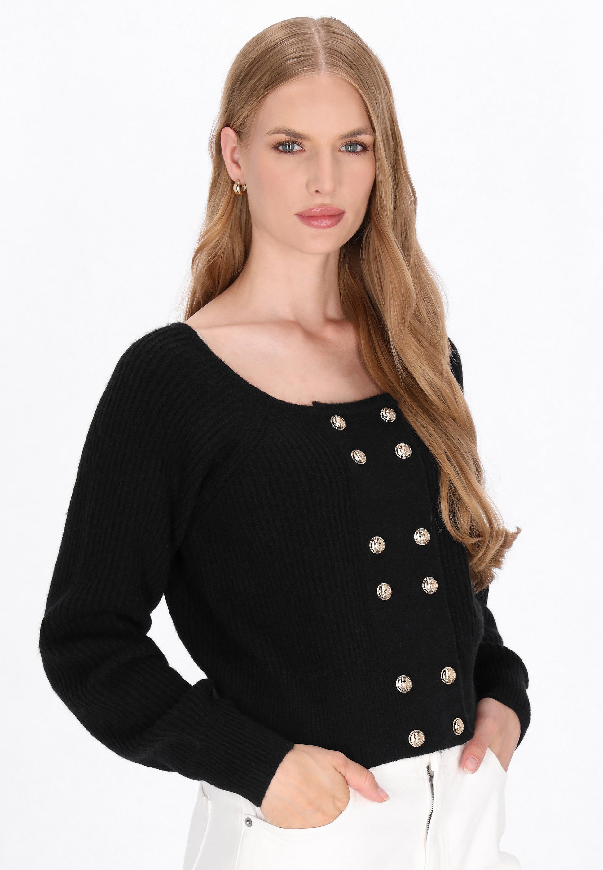 DreiMaster Vintage Damen Strickjacke