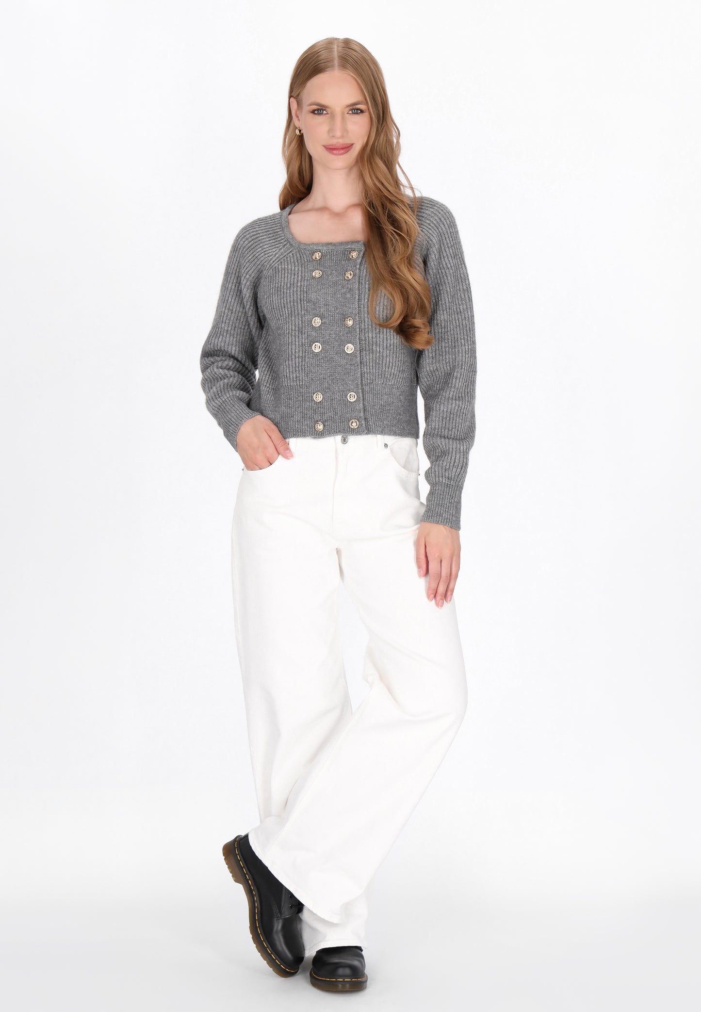 DreiMaster Vintage Damen Strickjacke