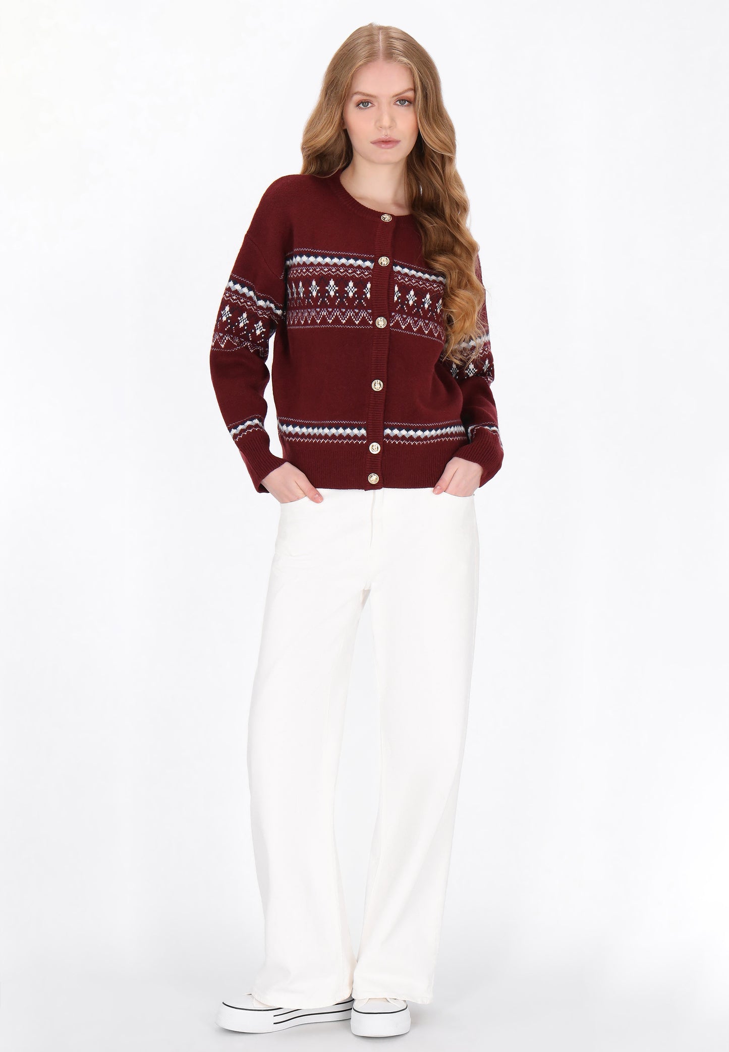 DreiMaster Maritim Damen Strickjacke