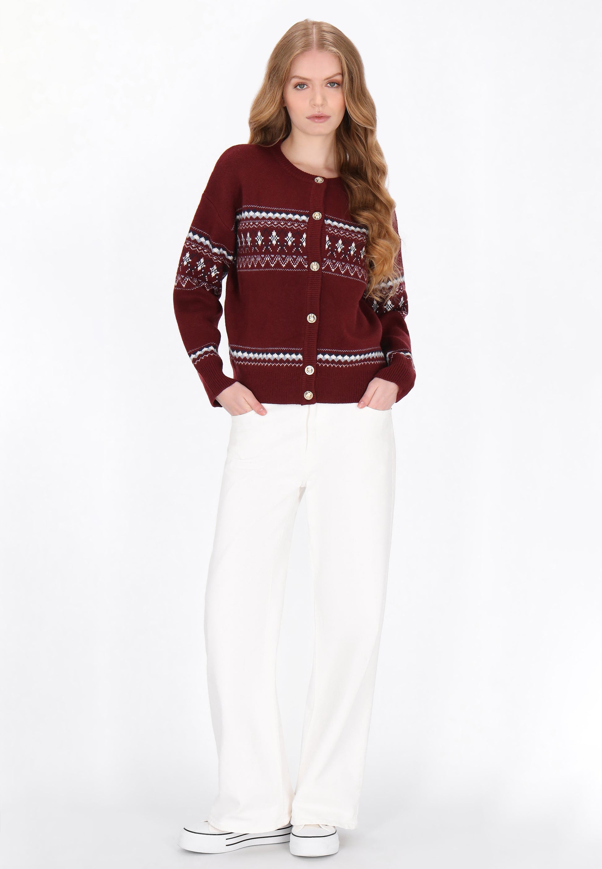 DreiMaster Maritim Damen Strickjacke
