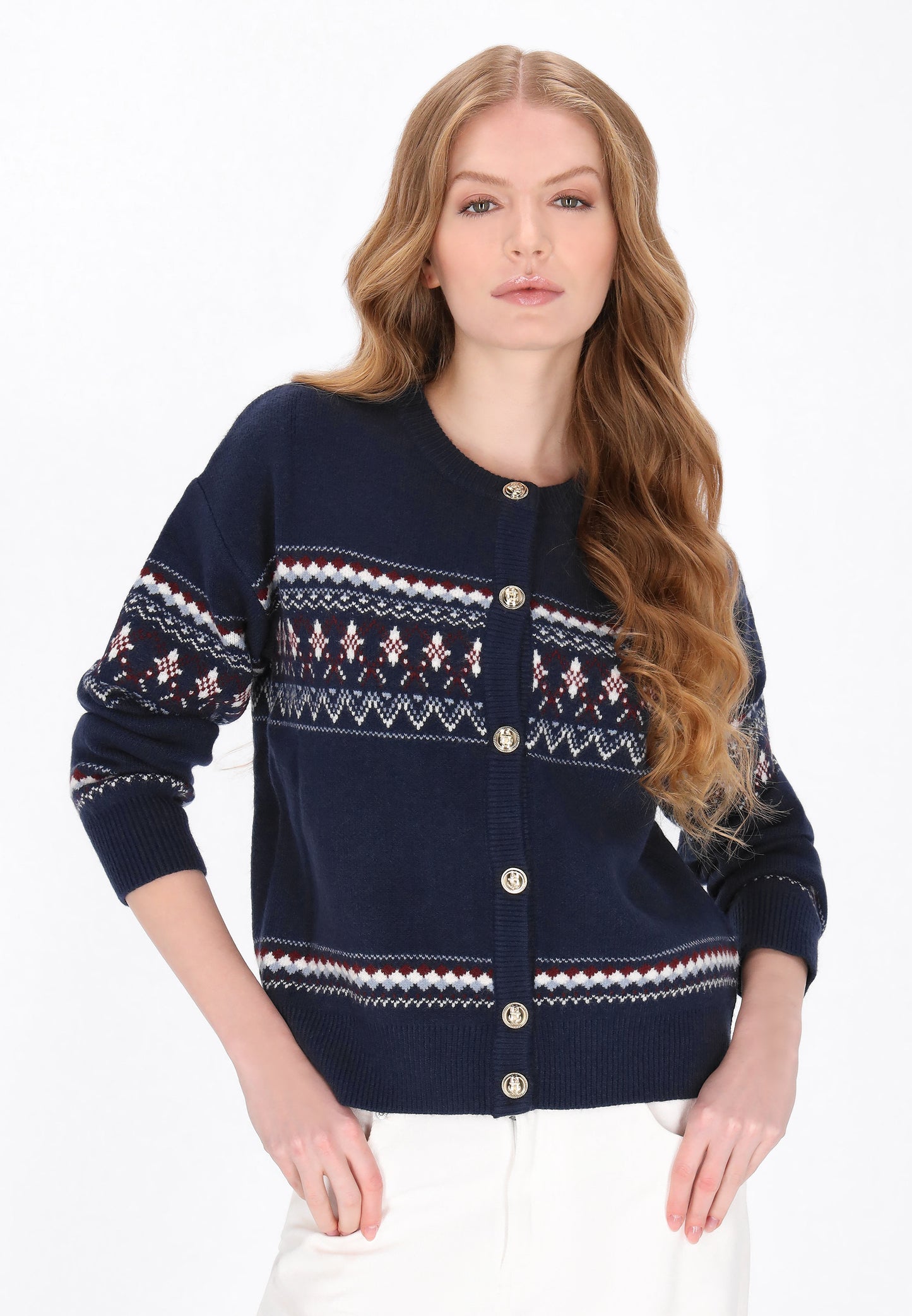 DreiMaster Maritim Damen Strickjacke