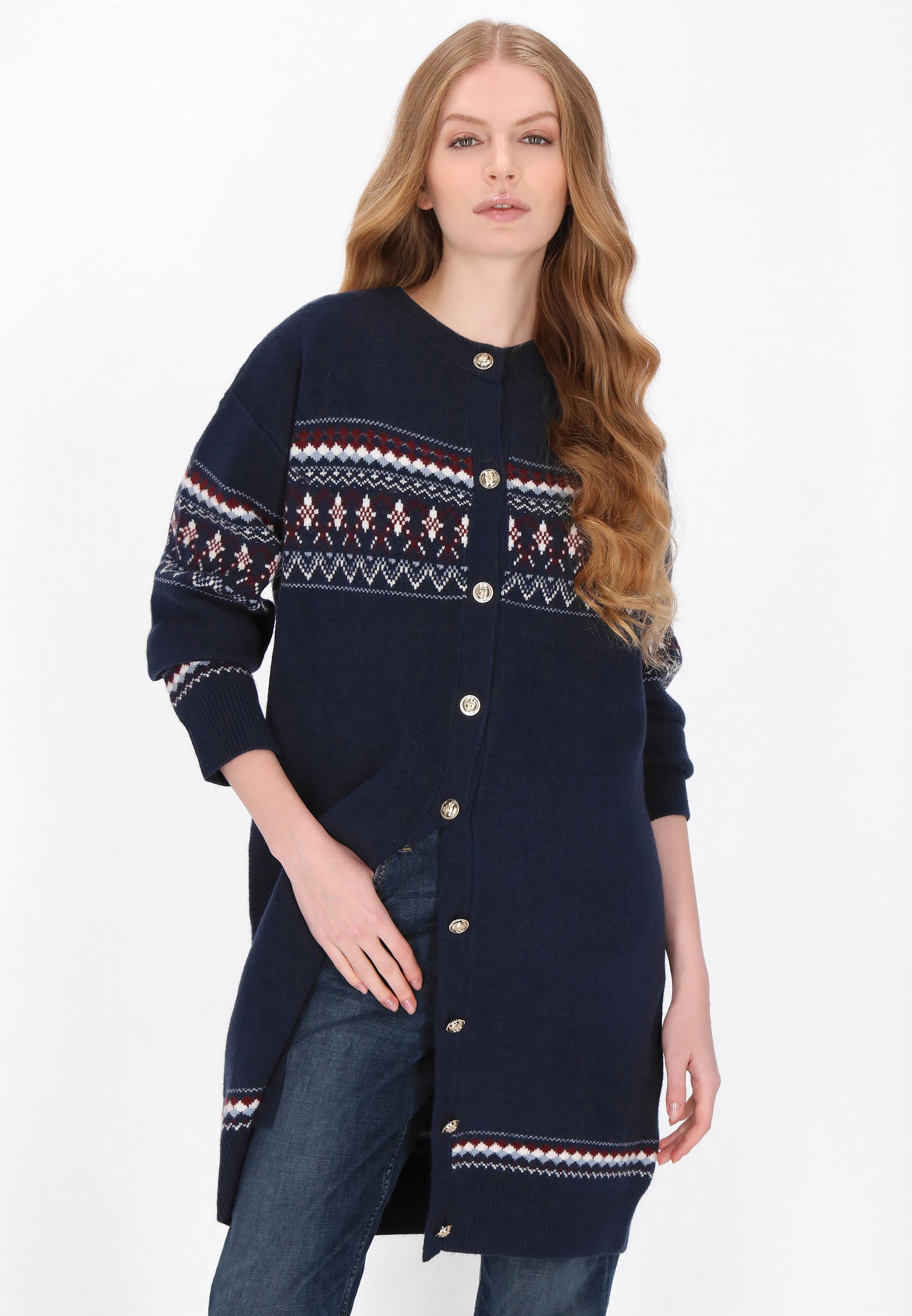 DreiMaster Maritim Damen Strickjacke