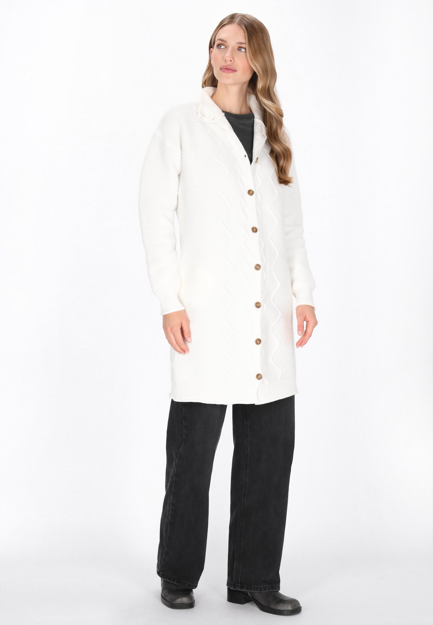 DreiMaster Vintage Damen Strickjacke