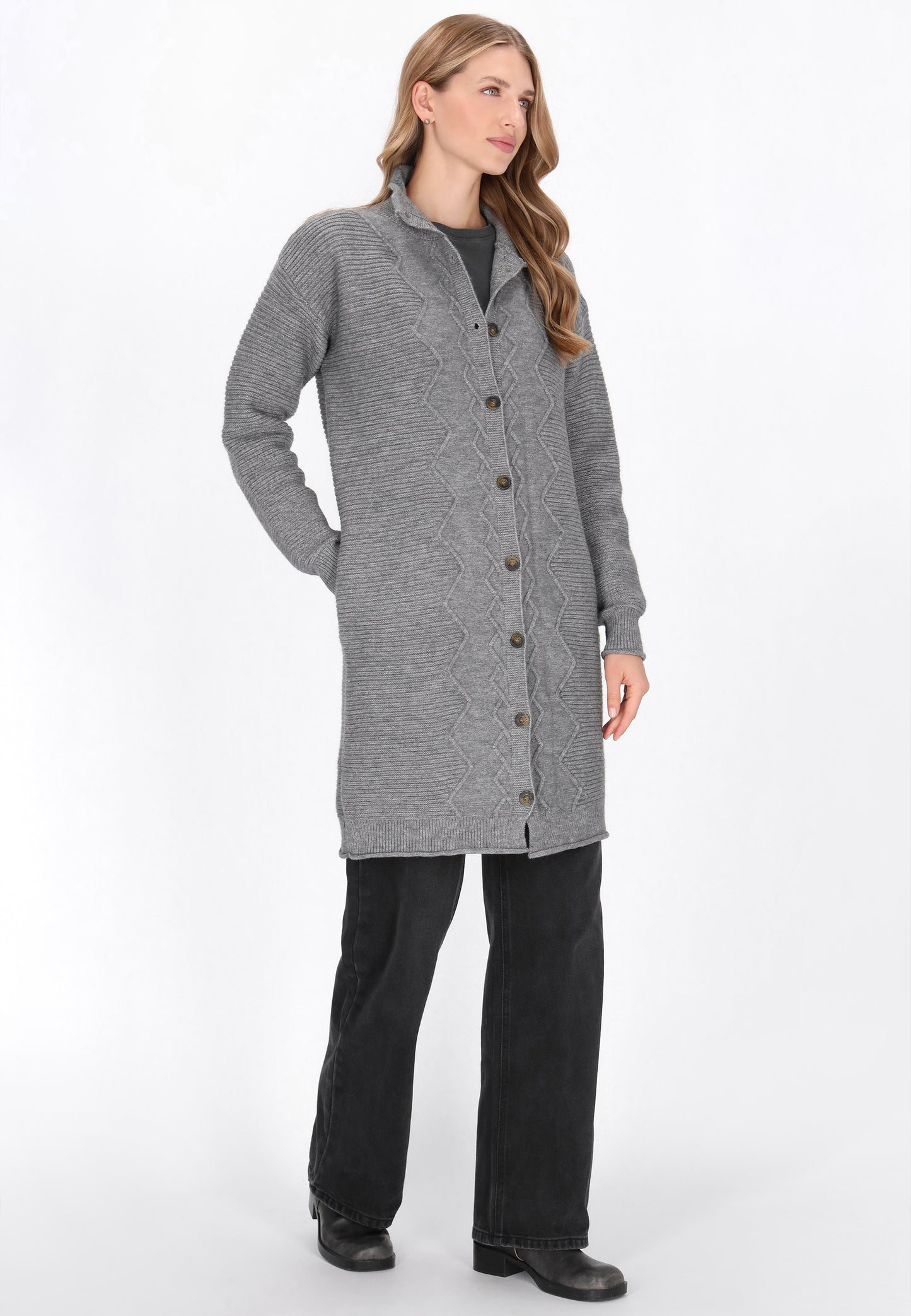 DreiMaster Vintage Damen Strickjacke