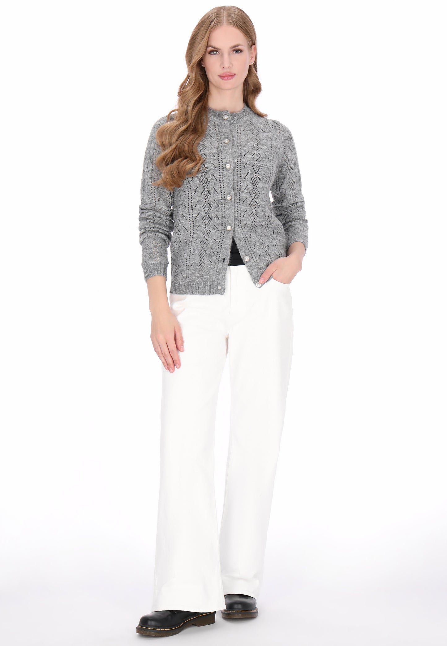 DreiMaster Vintage Damen Strickjacke