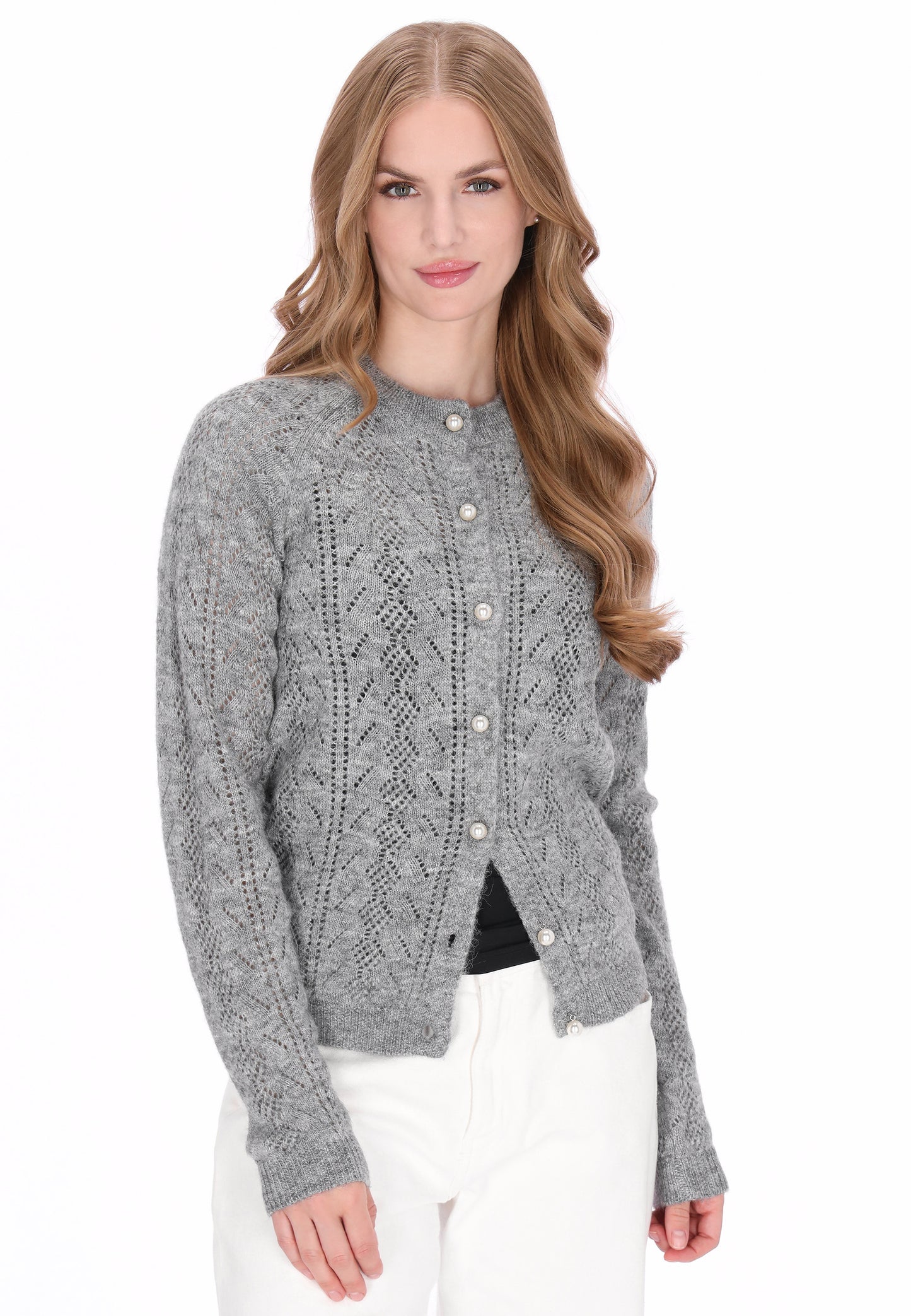 DreiMaster Vintage Damen Strickjacke